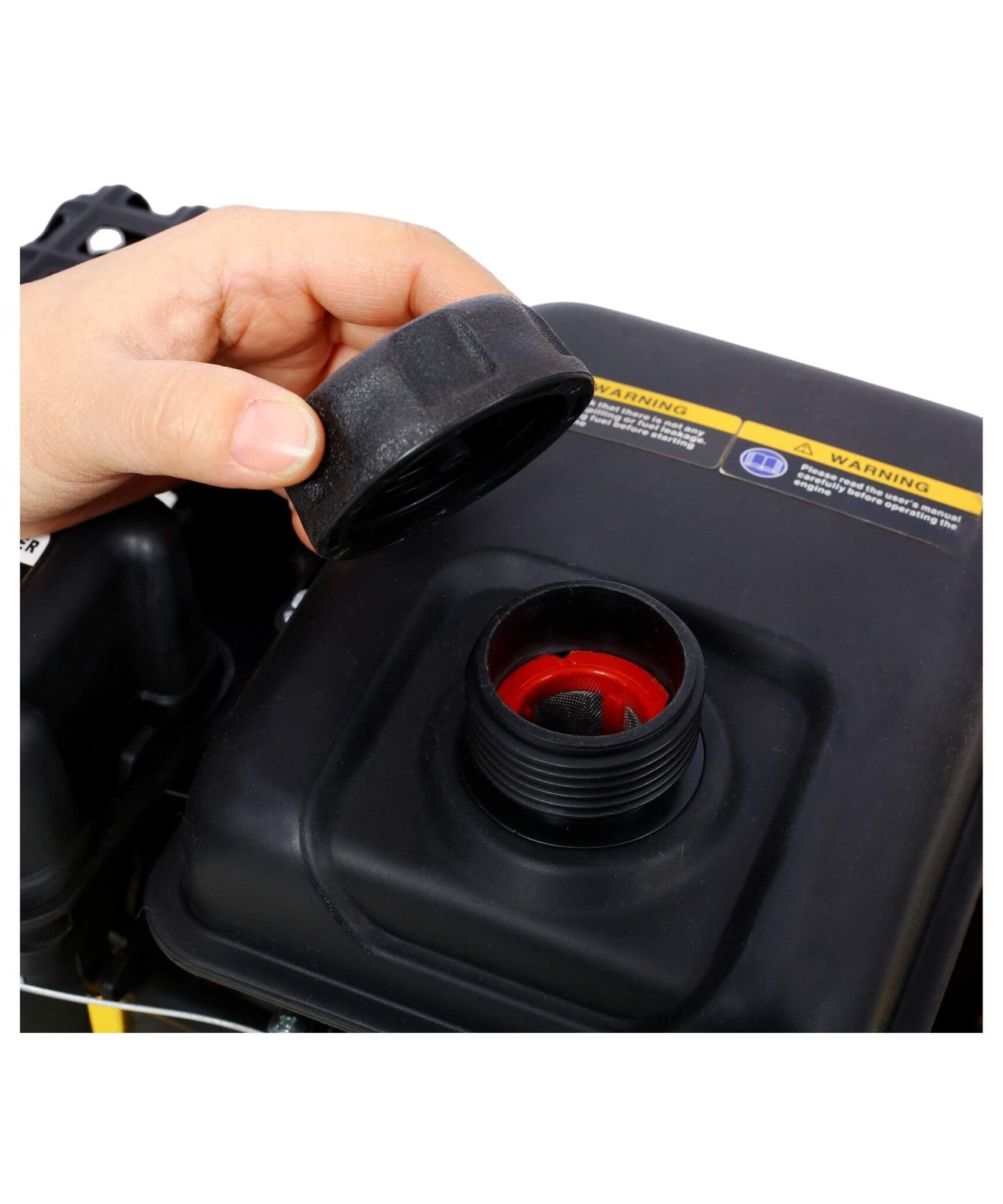 Heavy-Duty 2.5HP 79CC 8200N Gas-Powered Plate Compactor Machine (SAK58492)