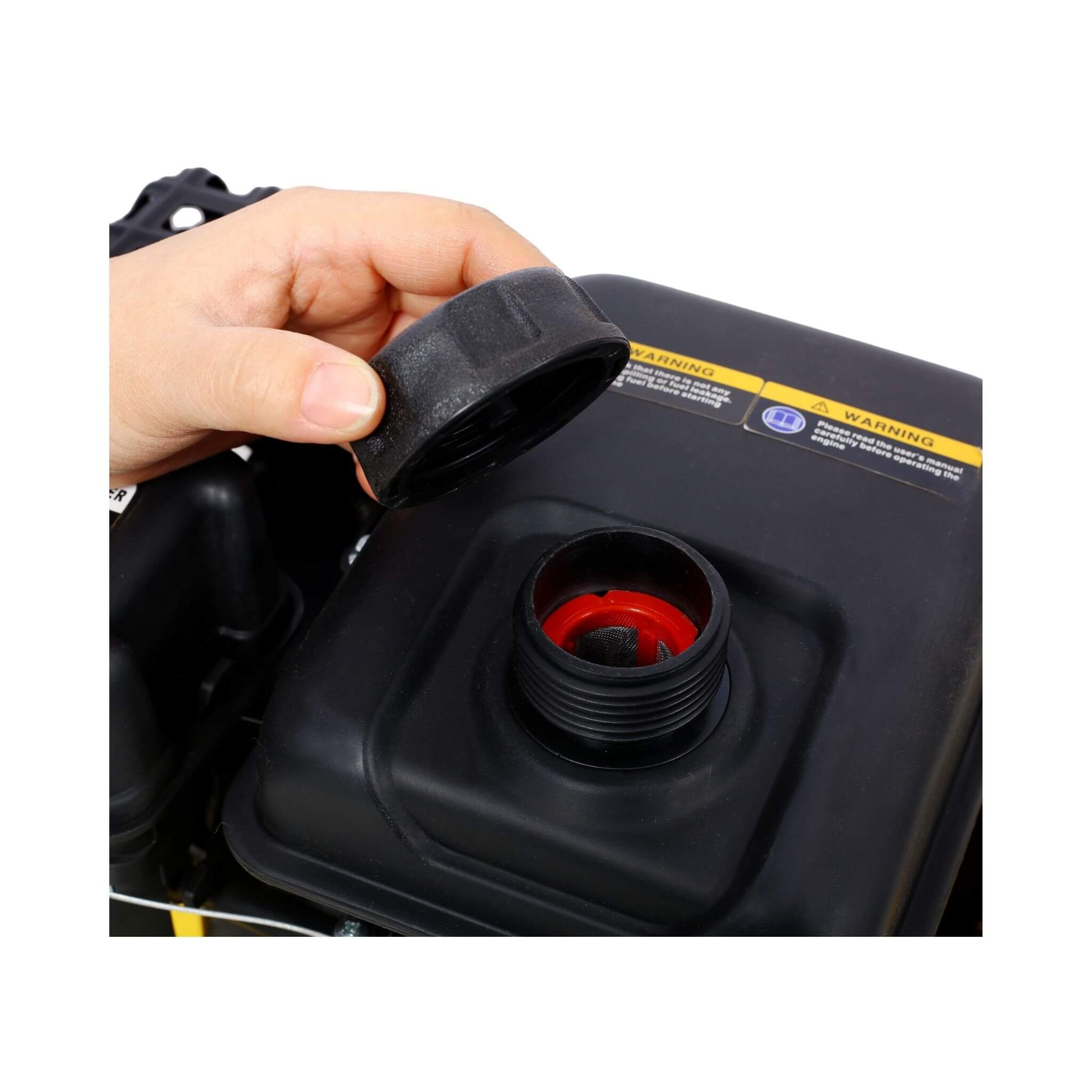 Heavy-Duty 2.5HP 79CC 8200N Gas-Powered Plate Compactor Machine (SAK58492)
