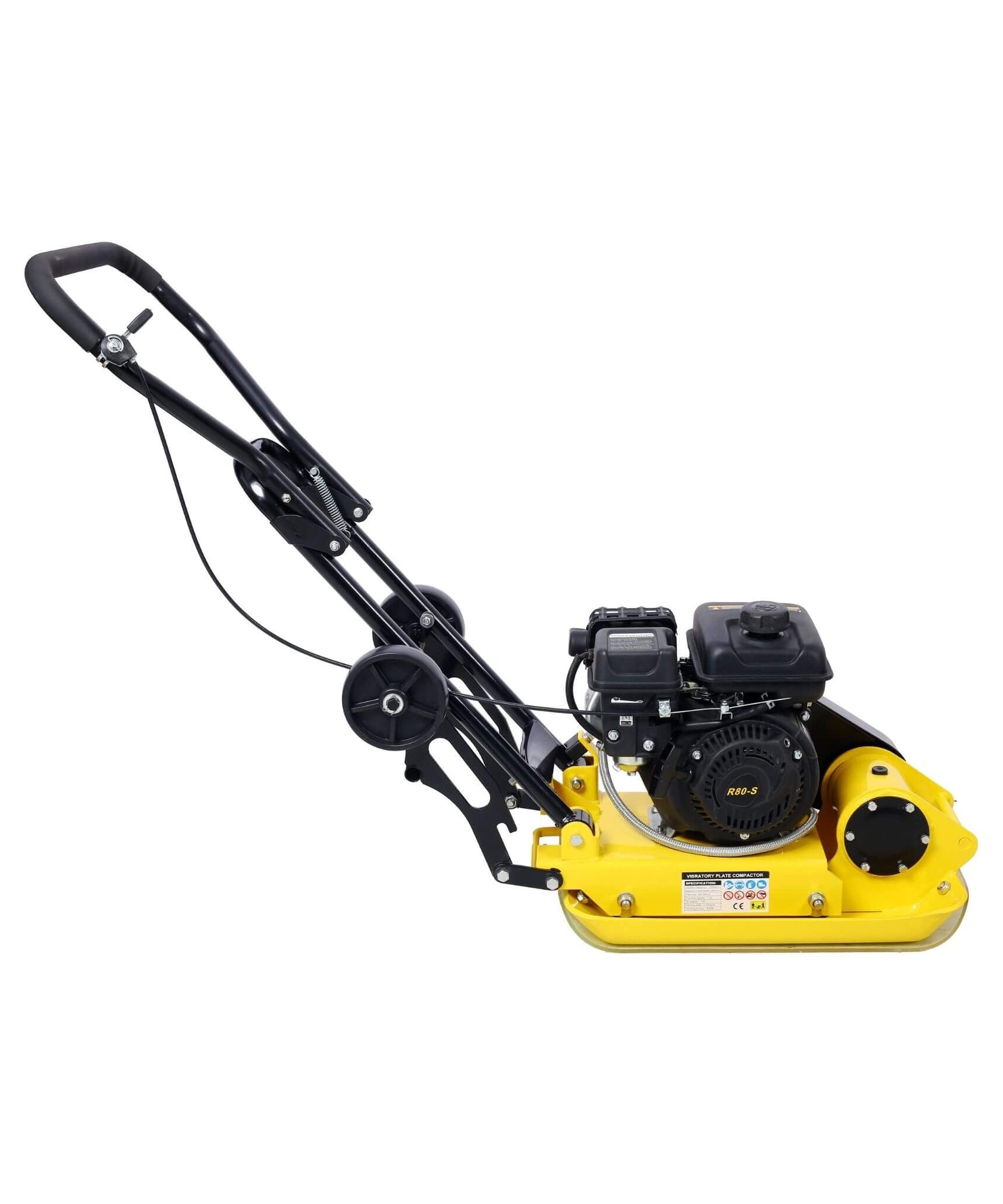 Heavy-Duty 2.5HP 79CC 8200N Gas-Powered Plate Compactor Machine (SAK58492)