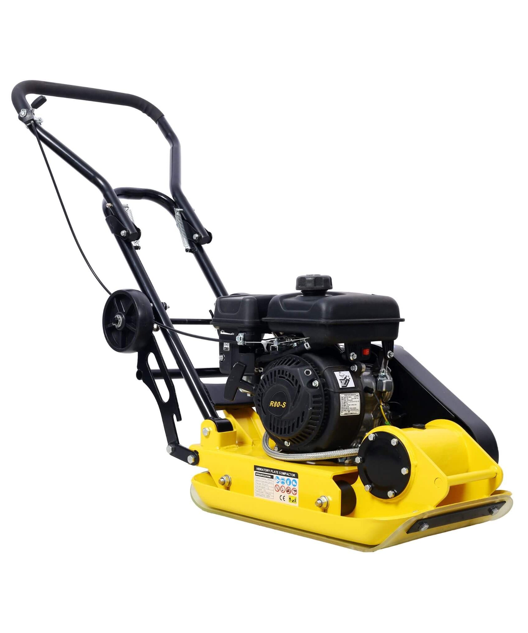Heavy-Duty 2.5HP 79CC 8200N Gas-Powered Plate Compactor Machine (SAK58492)