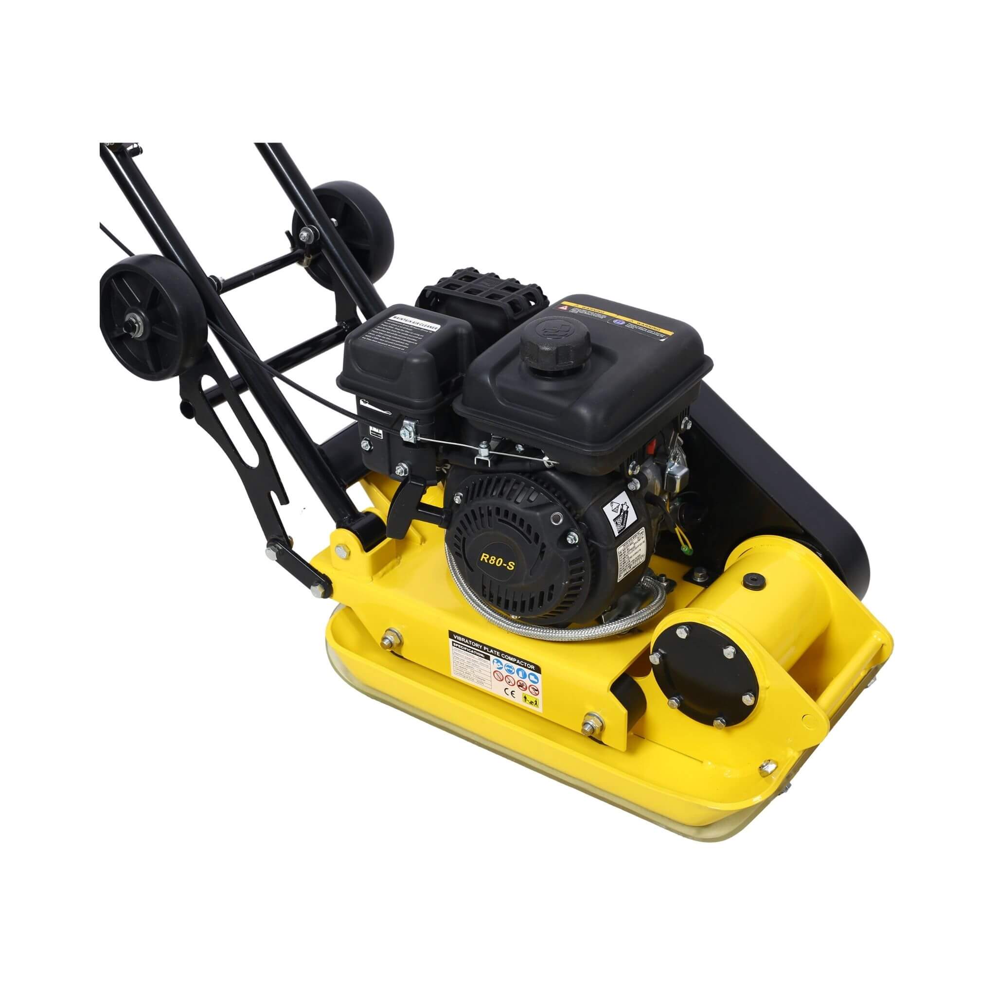 Heavy-Duty 2.5HP 79CC 8200N Gas-Powered Plate Compactor Machine (SAK58492)