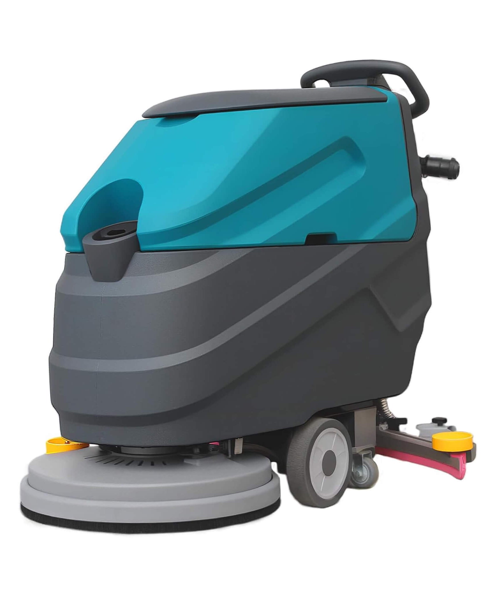 Heavy-Duty 22-Inch Industrial Walk-Behind Floor Scrubber With Squeegee Suction (SAK90834)