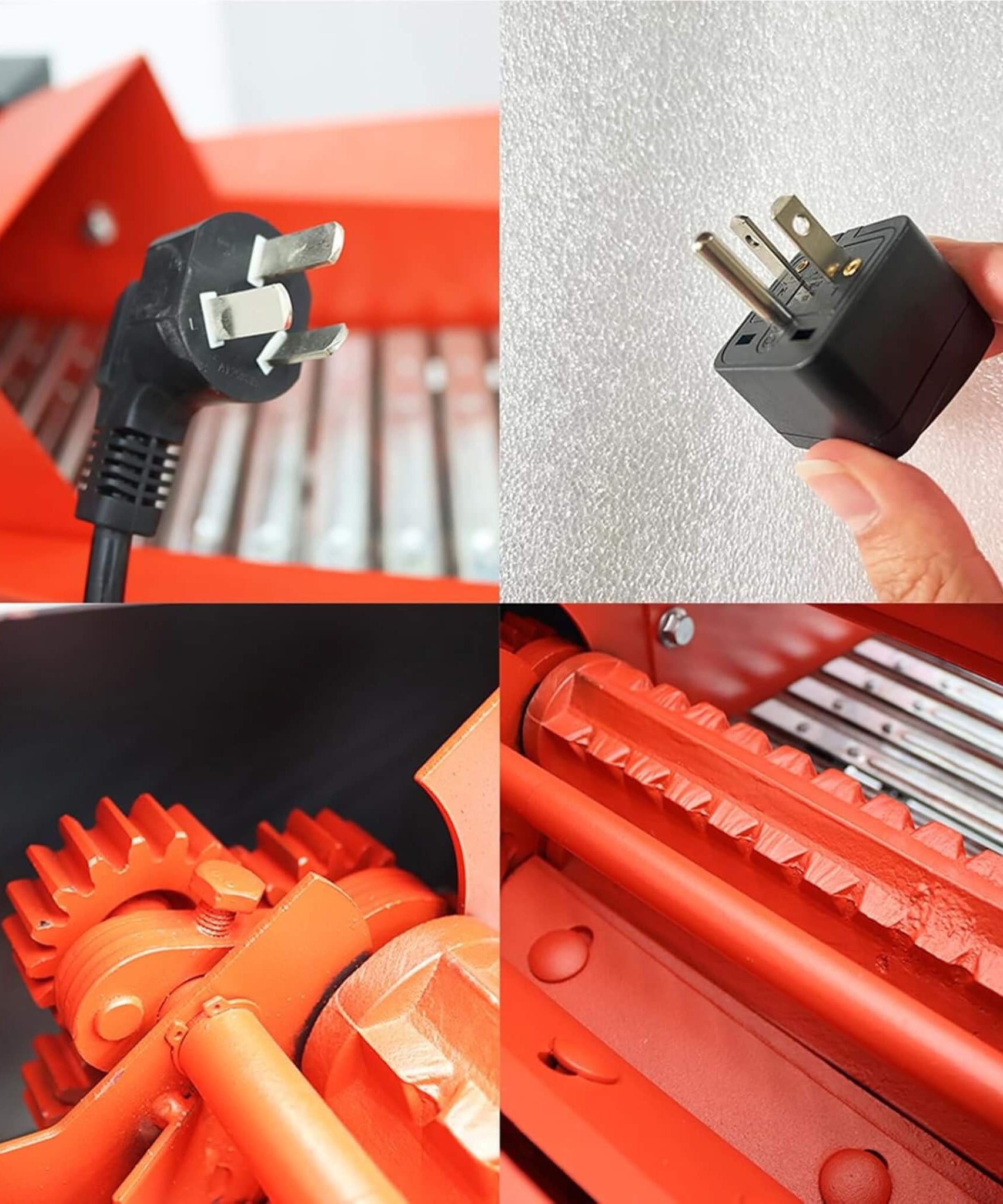 Heavy-Duty 220V 2.2KW 6-Blade Hay Cutter Pulverizer With Conveyor (SAK14368)