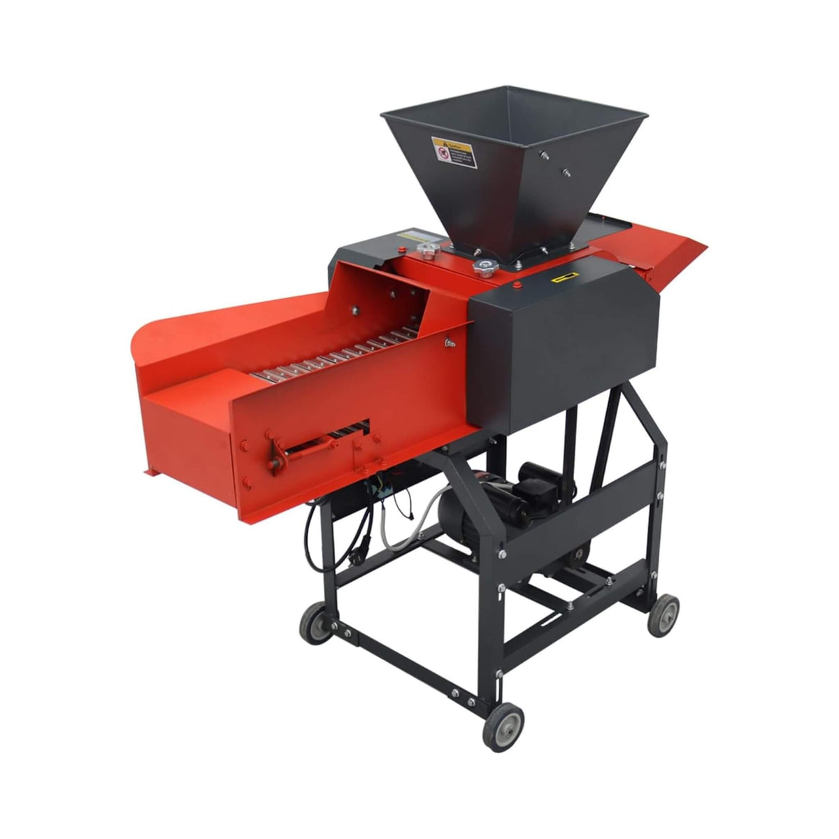 Heavy-Duty 220V 2.2KW 6-Blade Hay Cutter Pulverizer With Conveyor (SAK14368)