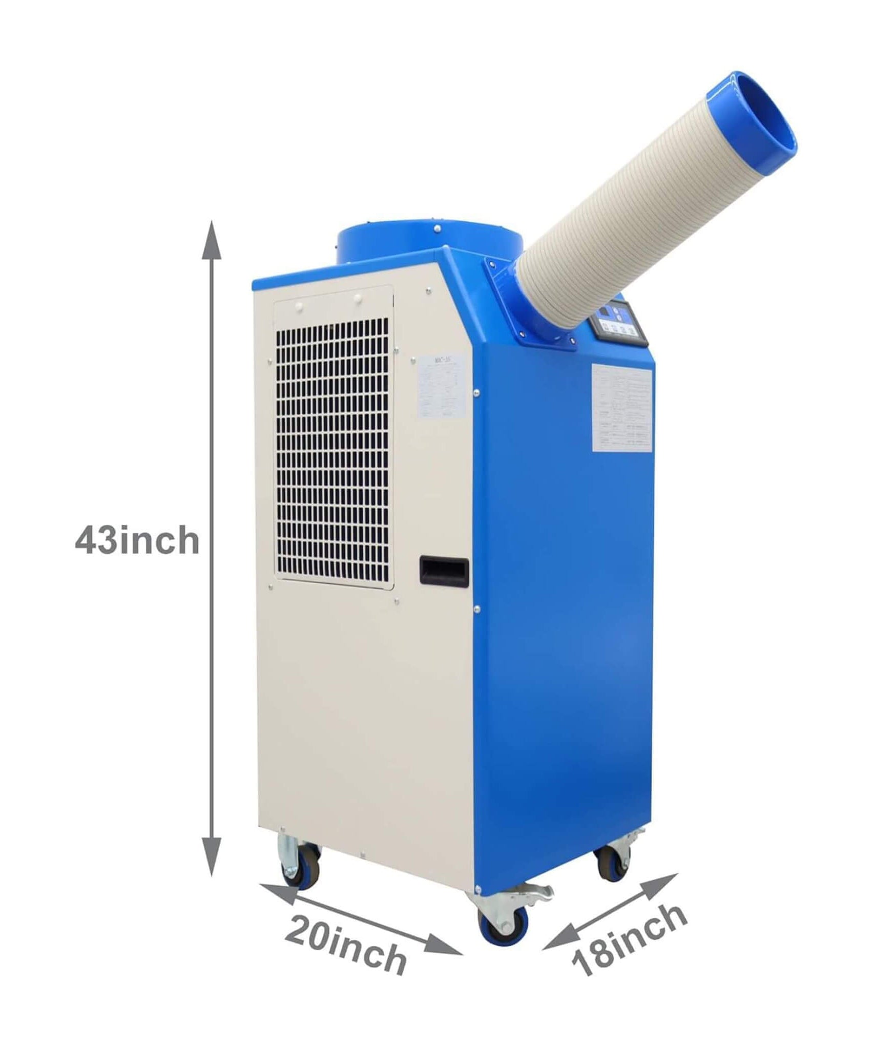 Heavy-Duty 220V Portable 11K BTU Outdoor Industrial Spot Cooler Air Conditioner (SAK59327)