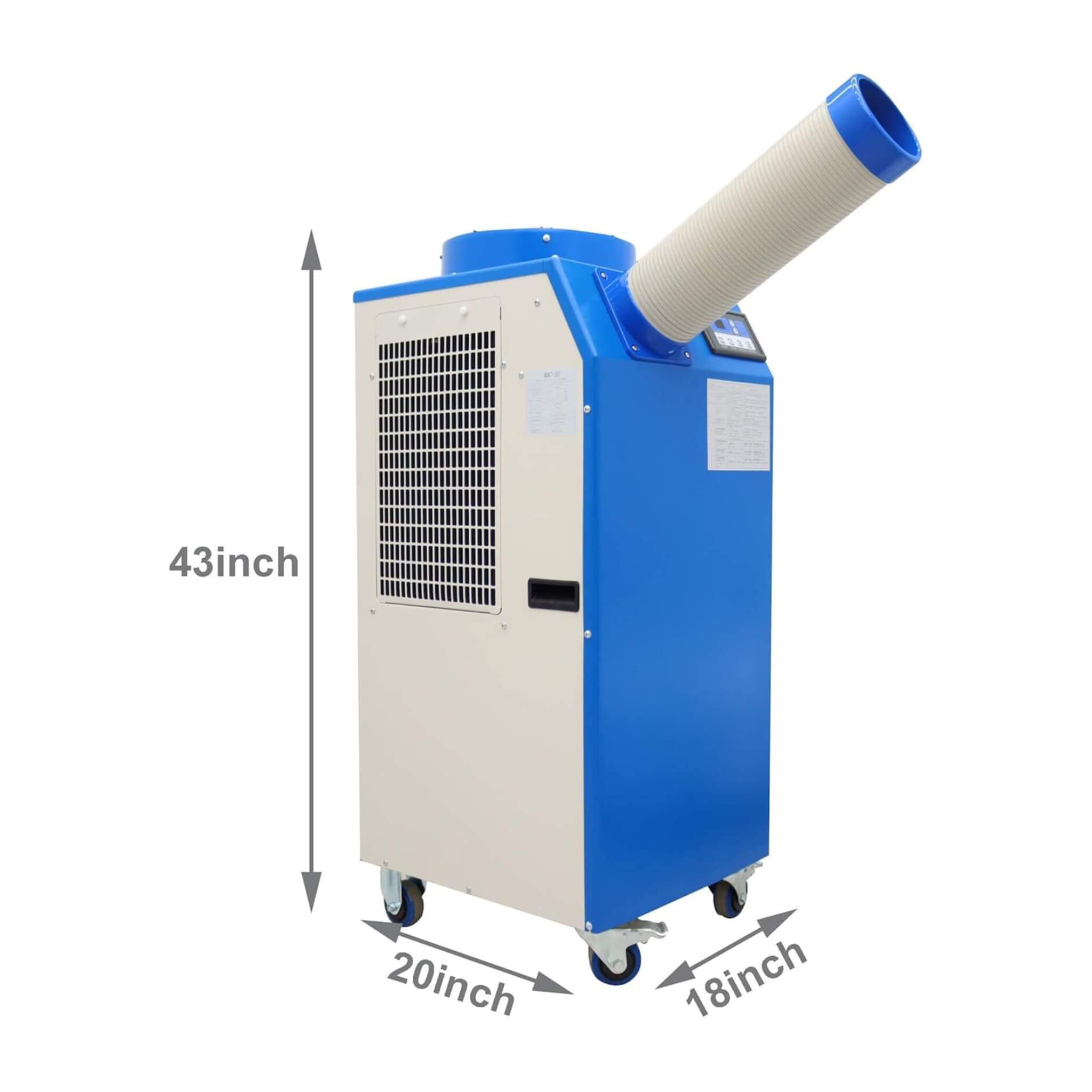 Heavy-Duty 220V Portable 11K BTU Outdoor Industrial Spot Cooler Air Conditioner (SAK59327)