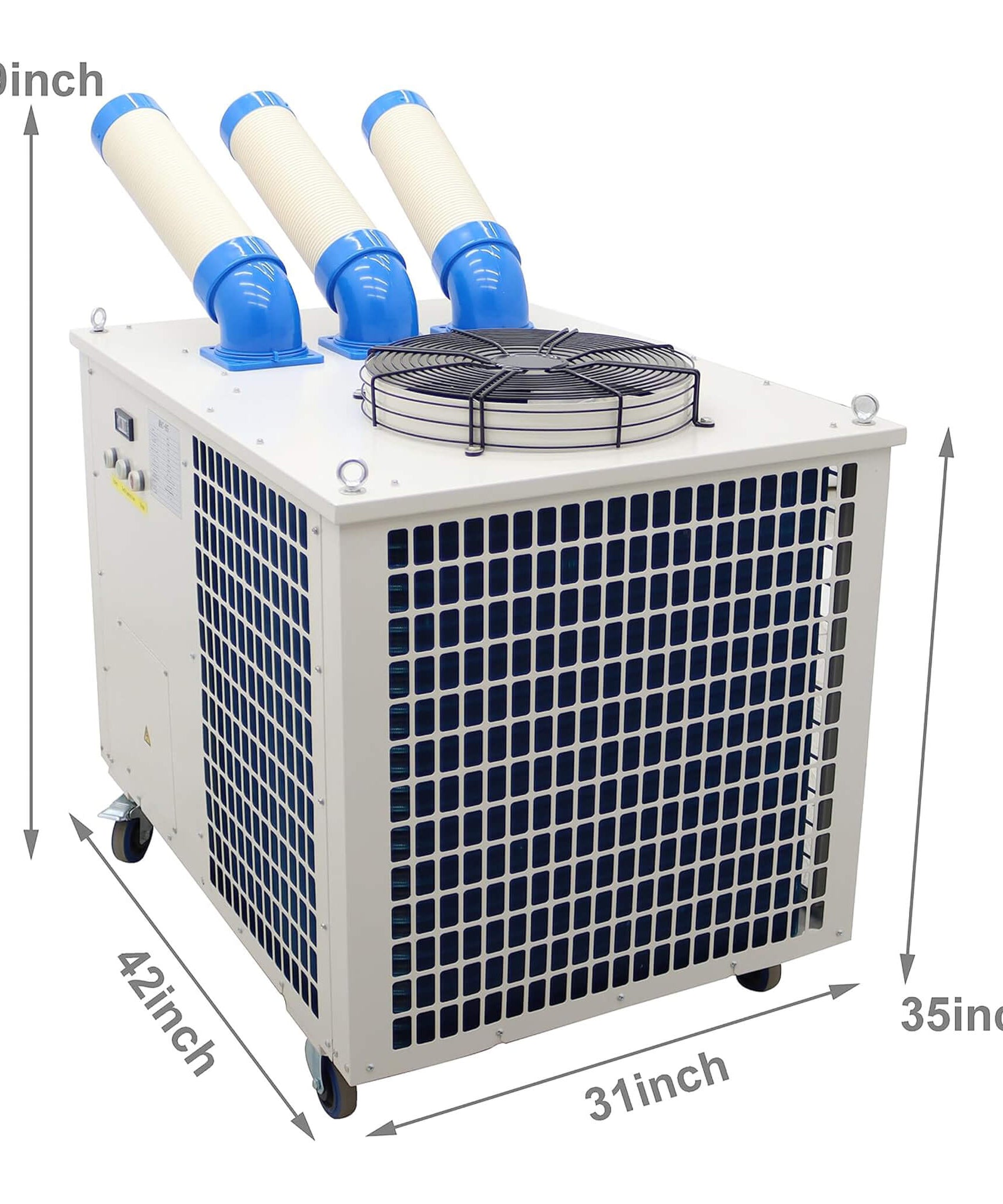 Heavy-Duty 220V Portable 29K BTU Outdoor Industrial Spot Cooler Air Conditioner [No Plug] (SAK18736)