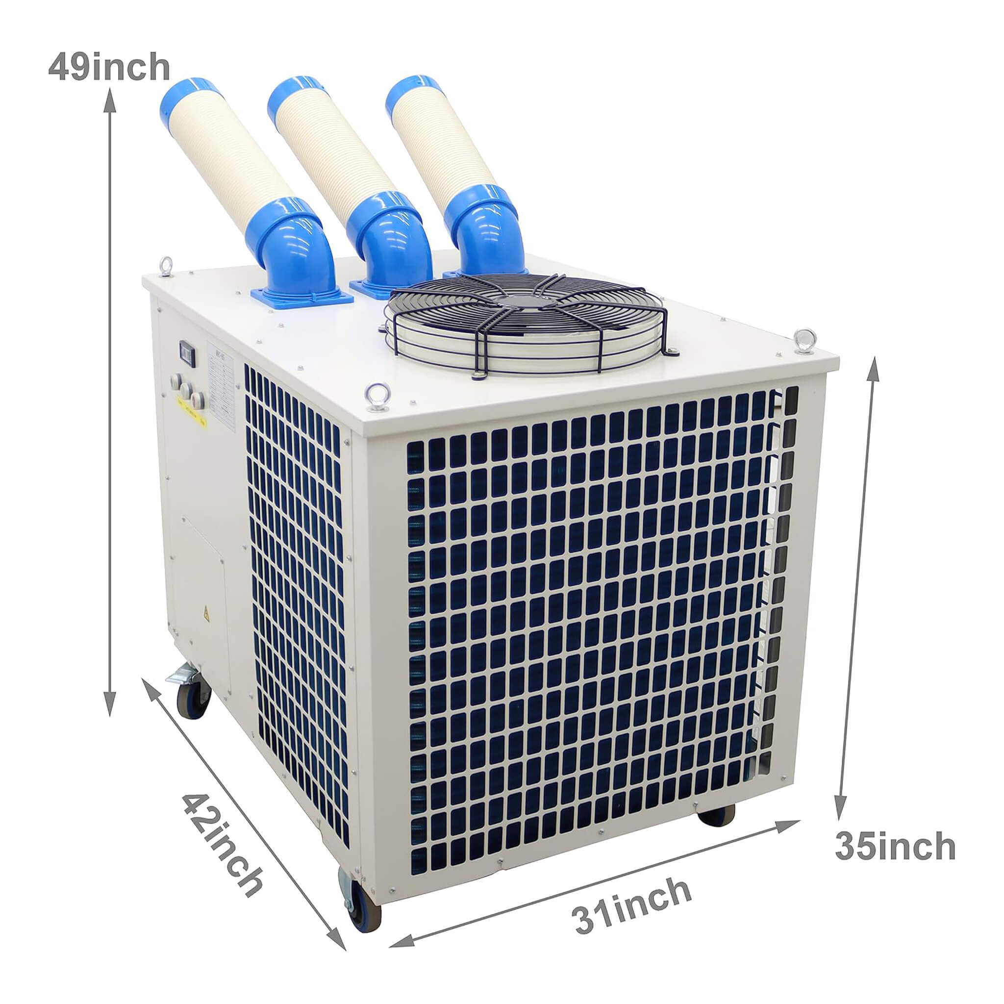 Heavy-Duty 220V Portable 29K BTU Outdoor Industrial Spot Cooler Air Conditioner [No Plug] (SAK18736)