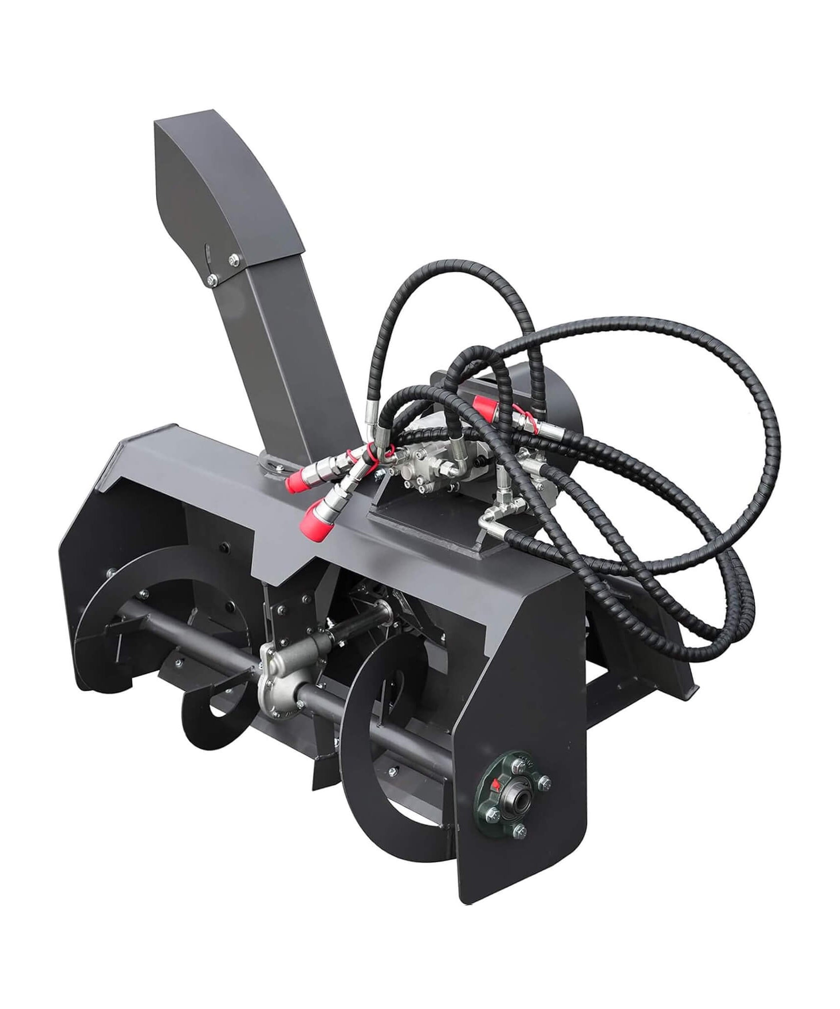 Heavy-Duty 23-Inch Skid Steer Snow Blower Attachment With Directional Chute (SAK94301)