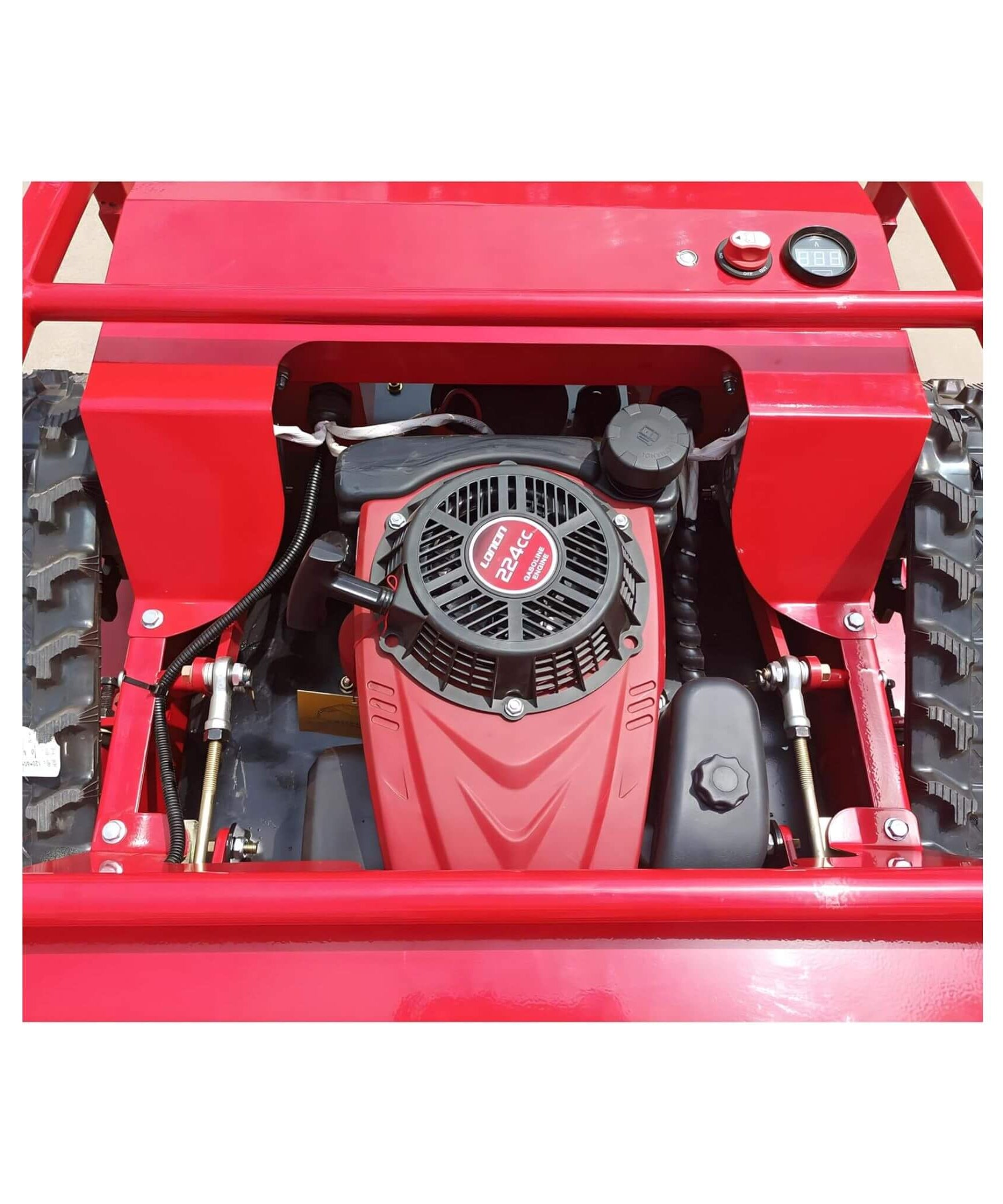 Heavy-Duty 24-Inch 9HP Commercial Remote-Controlled Lawn Mower With Snow Plow (SAK31078)