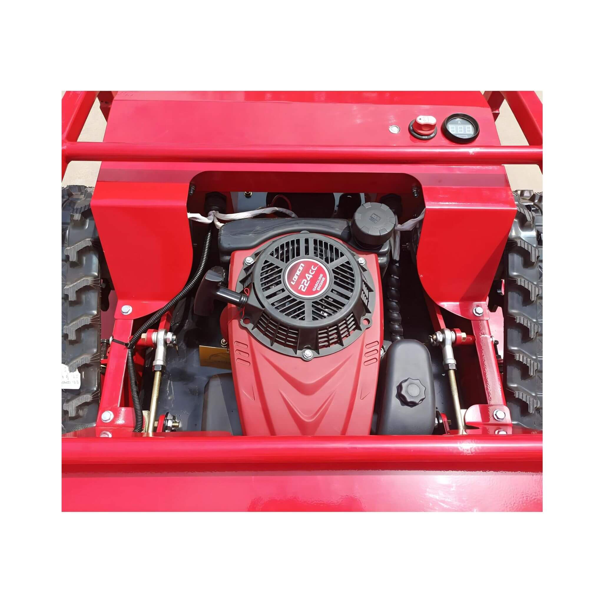 Heavy-Duty 24-Inch 9HP Commercial Remote-Controlled Lawn Mower With Snow Plow (SAK31078)