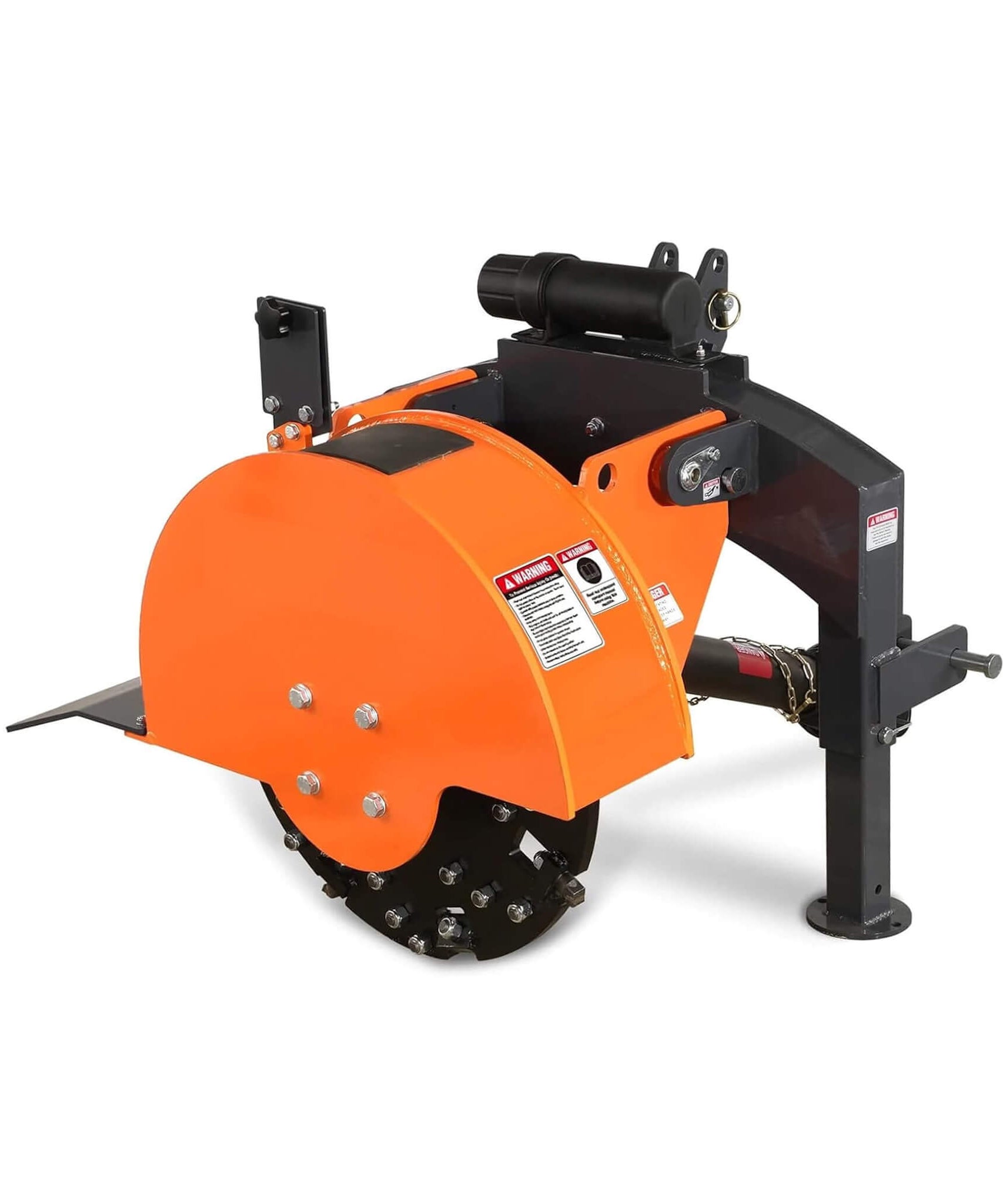 Heavy-Duty 3-Point PTO Powered Stump Root Grinder For 15-45HP Tractors [PTO Shaft Included] (SAK27940)