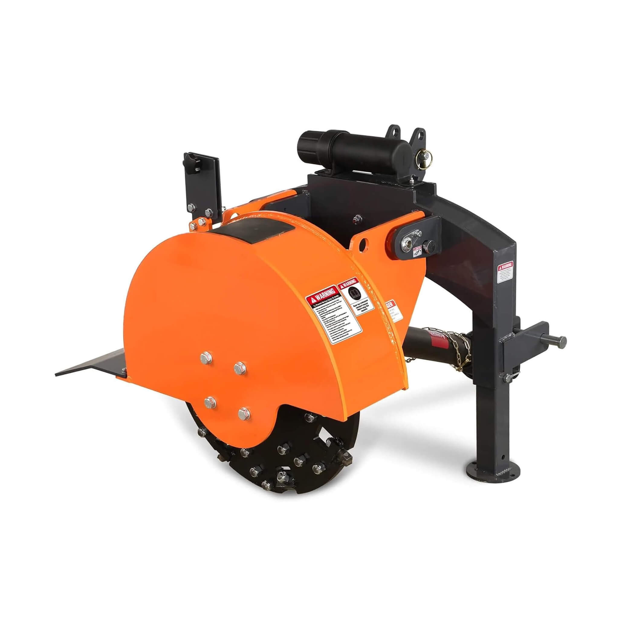 Heavy-Duty 3-Point PTO Powered Stump Root Grinder For 15-45HP Tractors [PTO Shaft Included] (SAK27940)