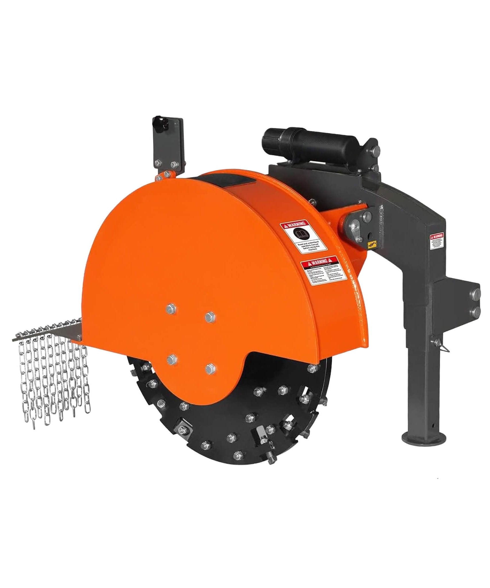 Heavy-Duty 30-Inch 3-Point PTO Stump Grinder For 40-100HP Tractors [PTO Shaft Included] (SAK47092)