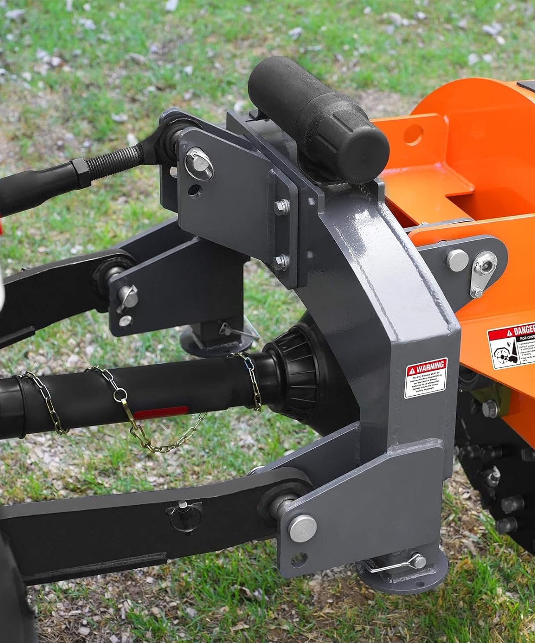 Heavy-Duty 30-Inch 3-Point PTO Stump Grinder For 40-100HP Tractors [PTO Shaft Included] (SAK47092)