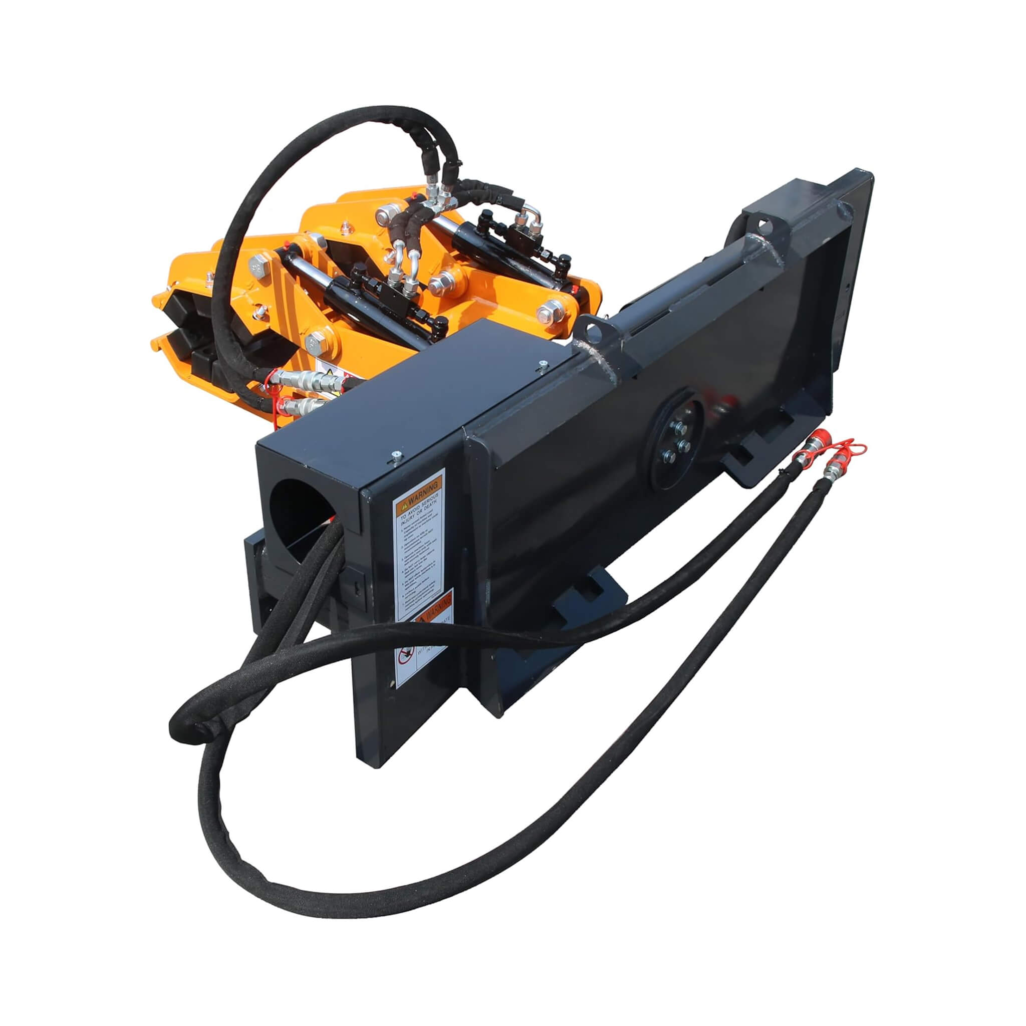 Heavy-Duty 32FT Double Pole Claw Dual Grapple Skid Steer Attachment (SAK25497)
