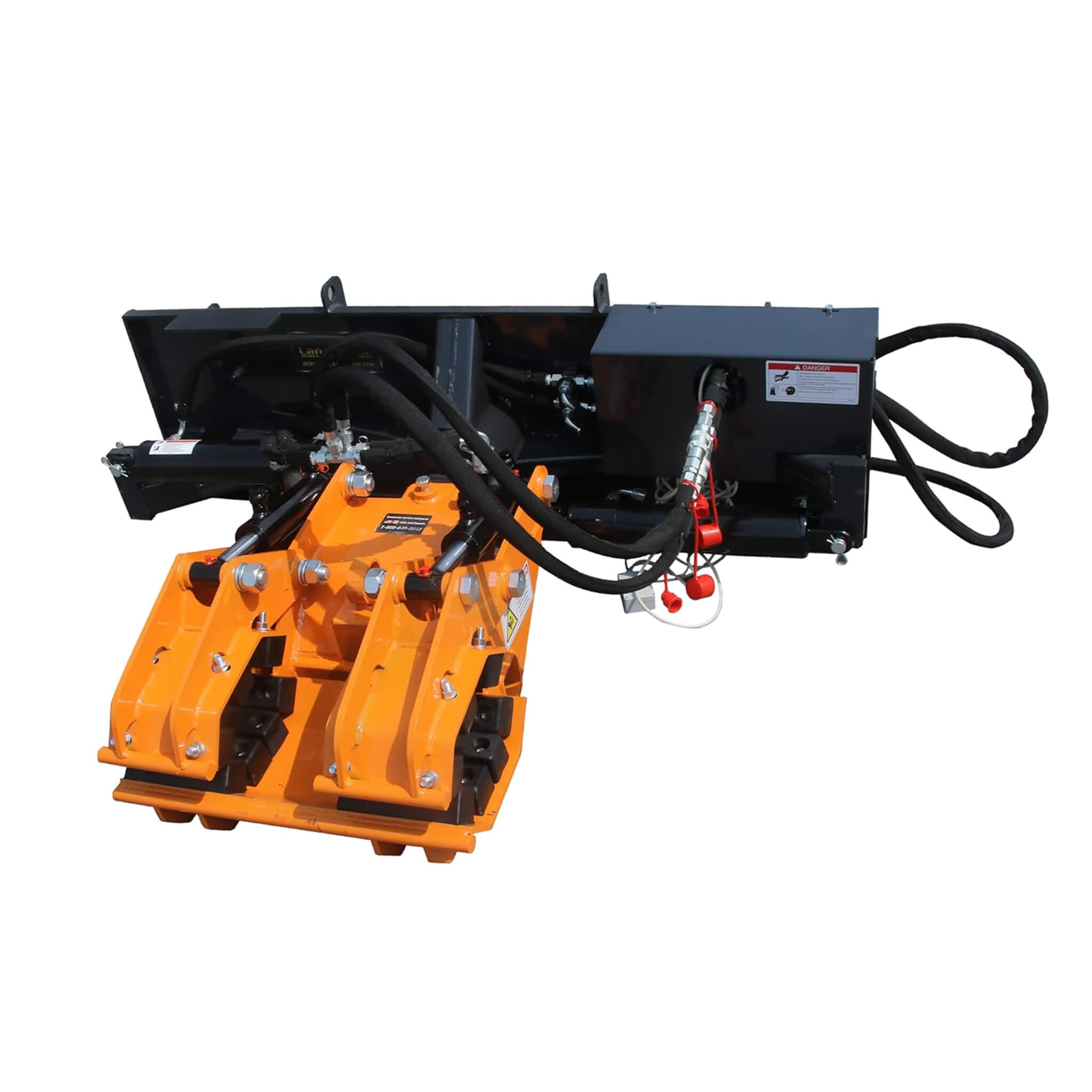 Heavy-Duty 32FT Double Pole Claw Dual Grapple Skid Steer Attachment (SAK25497)