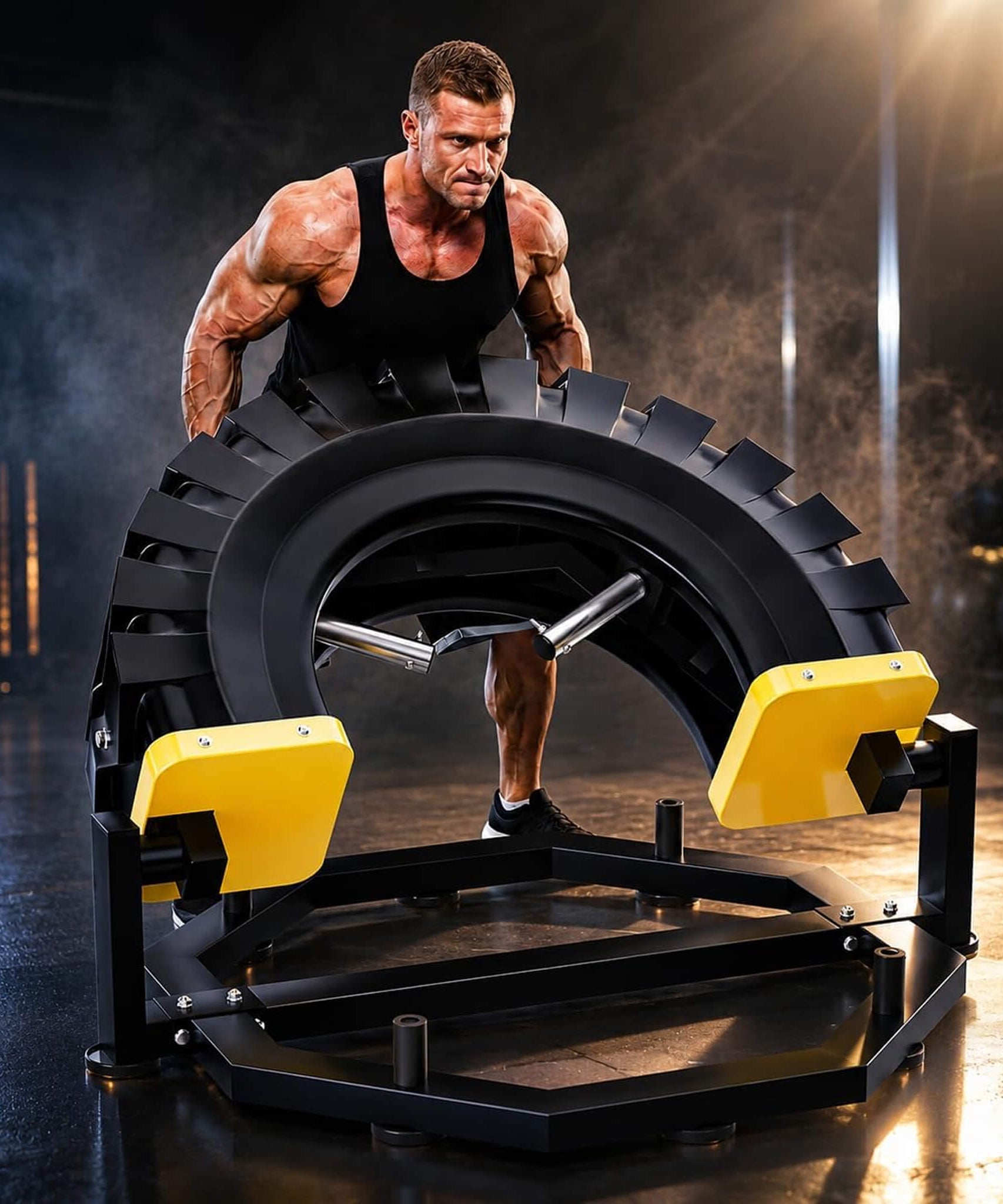 Rovix Heavy-Duty 330LBS Multifunctional Flip Machine With Anti-Slip Base (SAK90527)