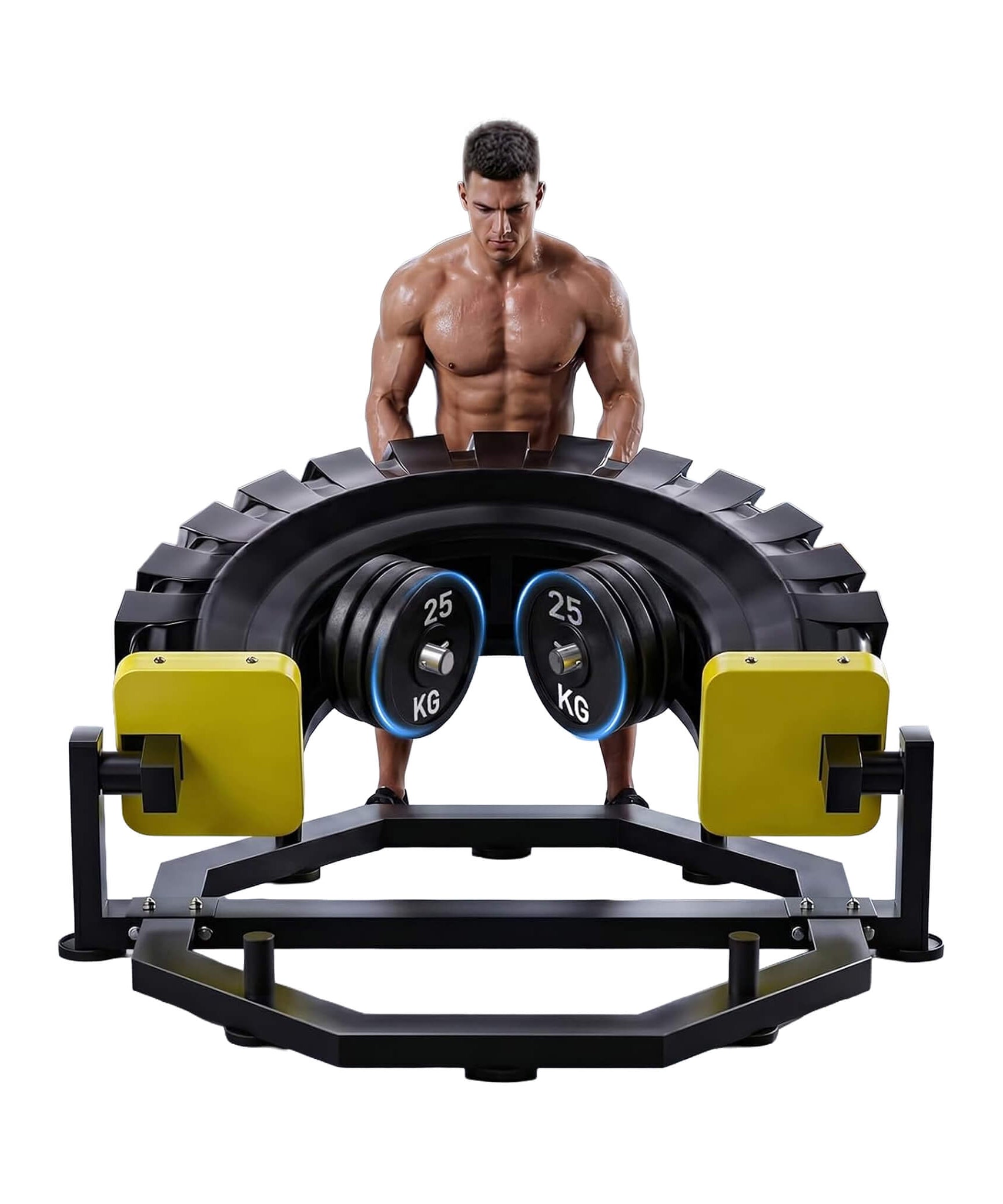 Rovix Heavy-Duty 330LBS Multifunctional Flip Machine With Anti-Slip Base (SAK90527)