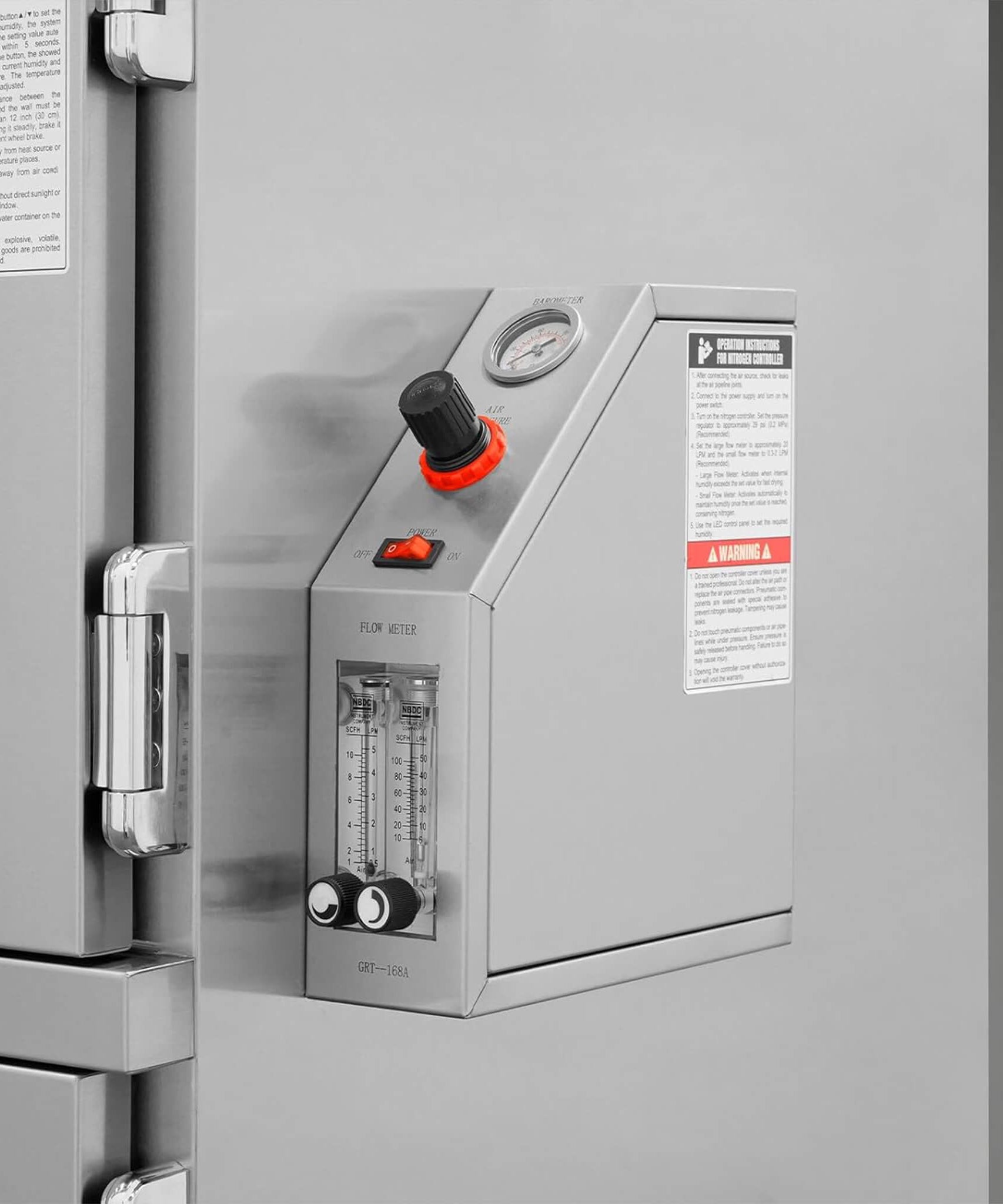Heavy-Duty 377-Gallon Stainless Steel Nitrogen Dry Cabinet [1-60% RH] (SAK48625)