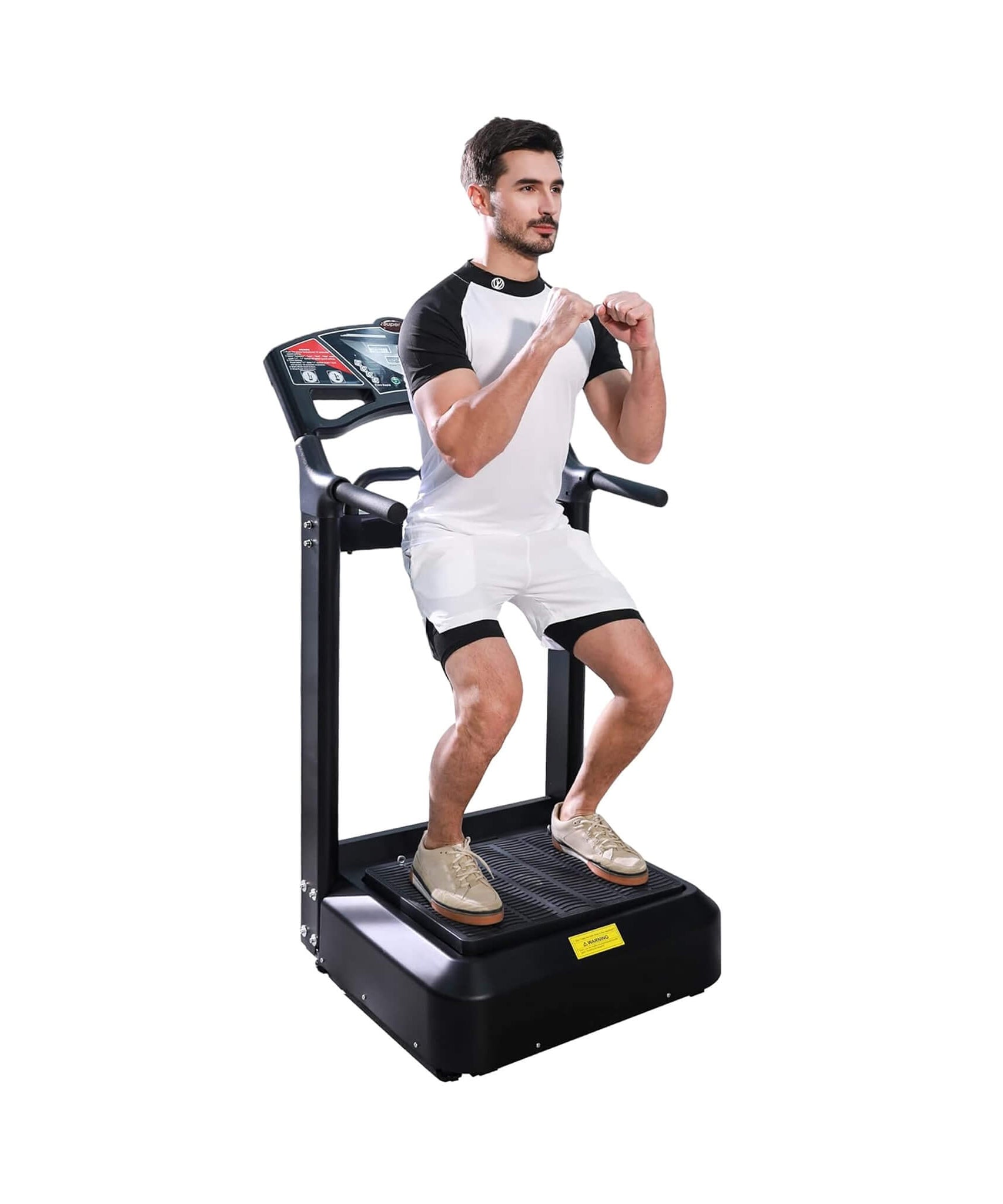 Rovix Heavy-Duty 400LBS Whole Body Vibration Plate Workout Machine (SAK57390)