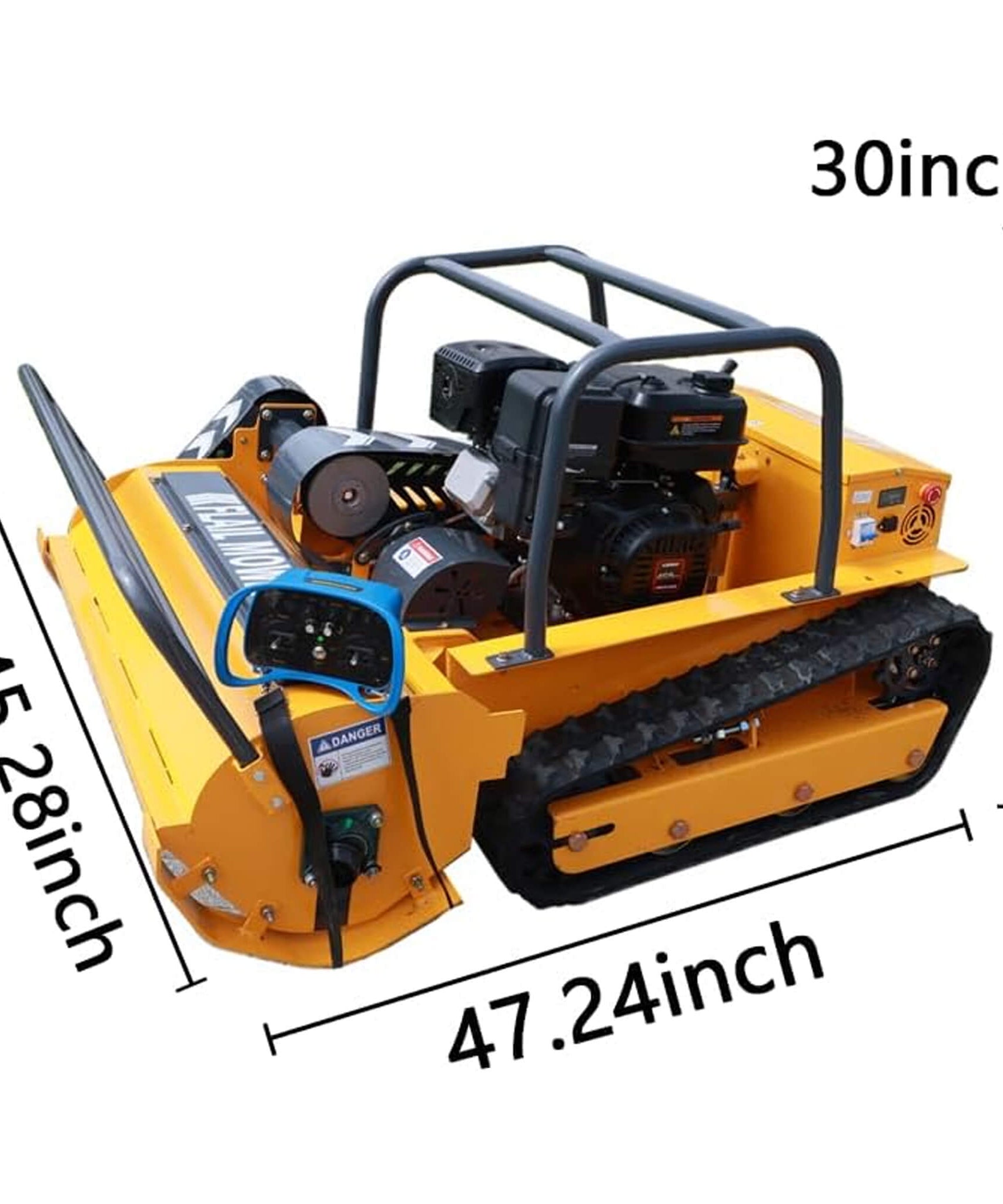 Heavy-Duty 459CC Commercial Remote-Controlled Hybrid Mower (SAK68124)