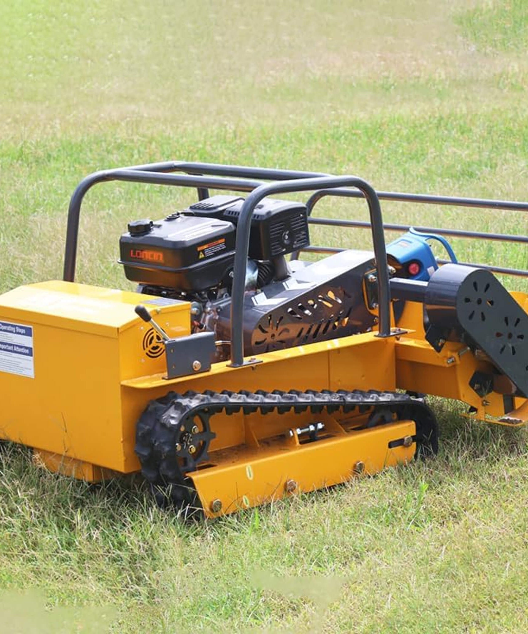 Heavy-Duty 459CC Commercial Remote-Controlled Hybrid Mower (SAK68124)