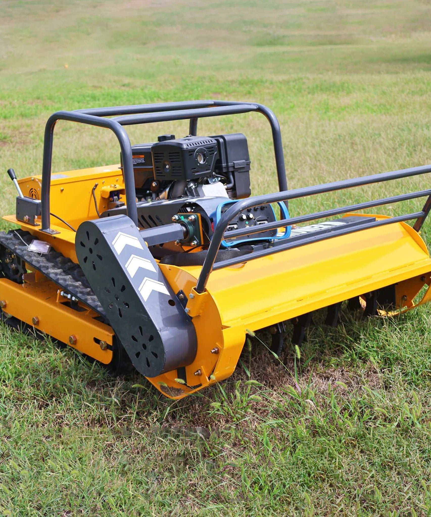 Heavy-Duty 459CC Commercial Remote-Controlled Hybrid Mower (SAK68124)
