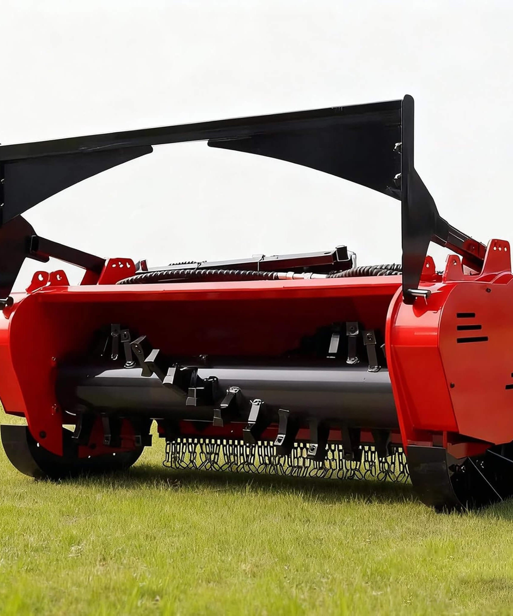 Heavy-Duty 46-Inch Drum Forestry Skid Steer Mulcher Attachment (SAK30495)