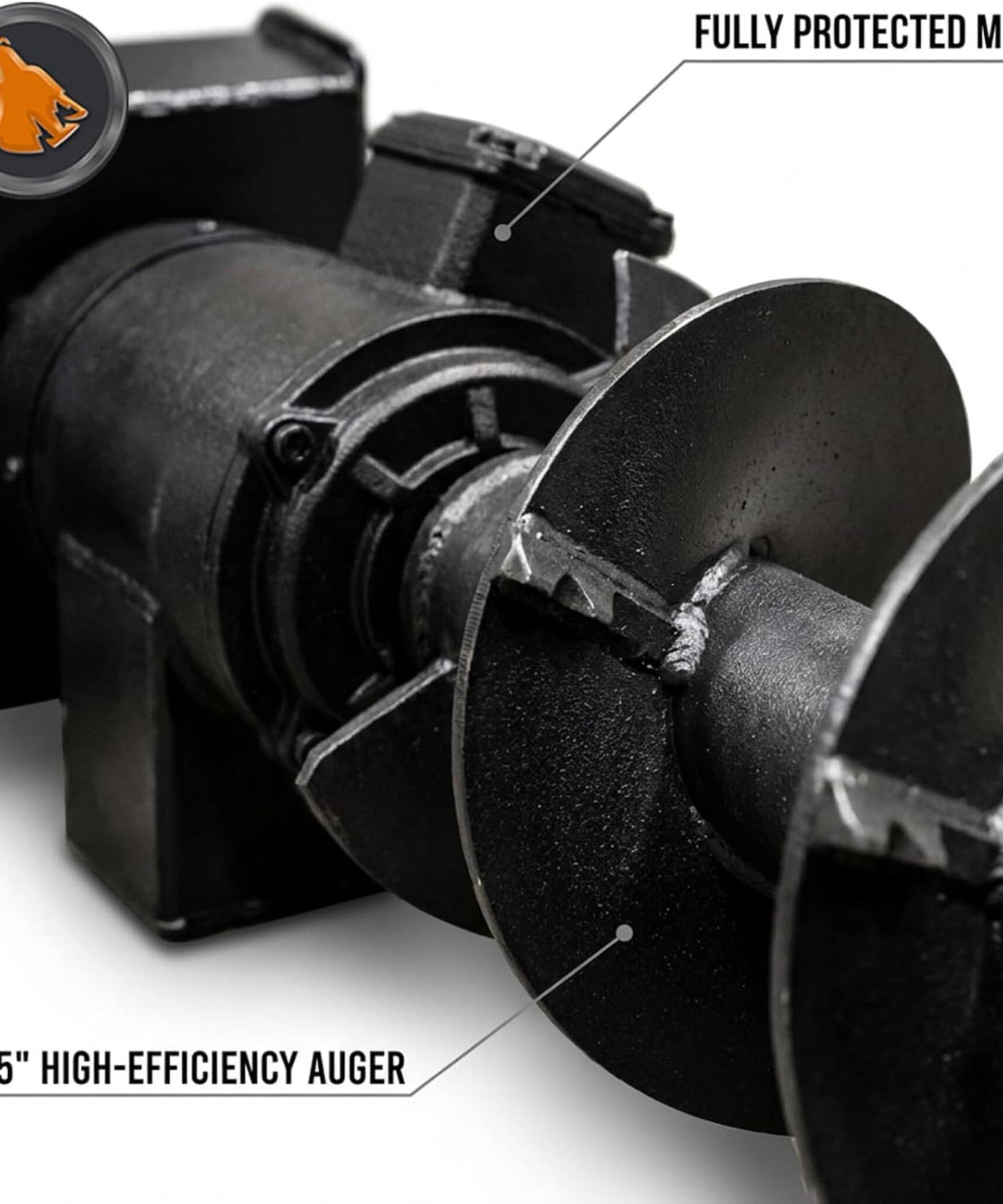 Heavy-Duty 48-Inch Skid Steer Attachment Trencher With Auger (SAK16842)