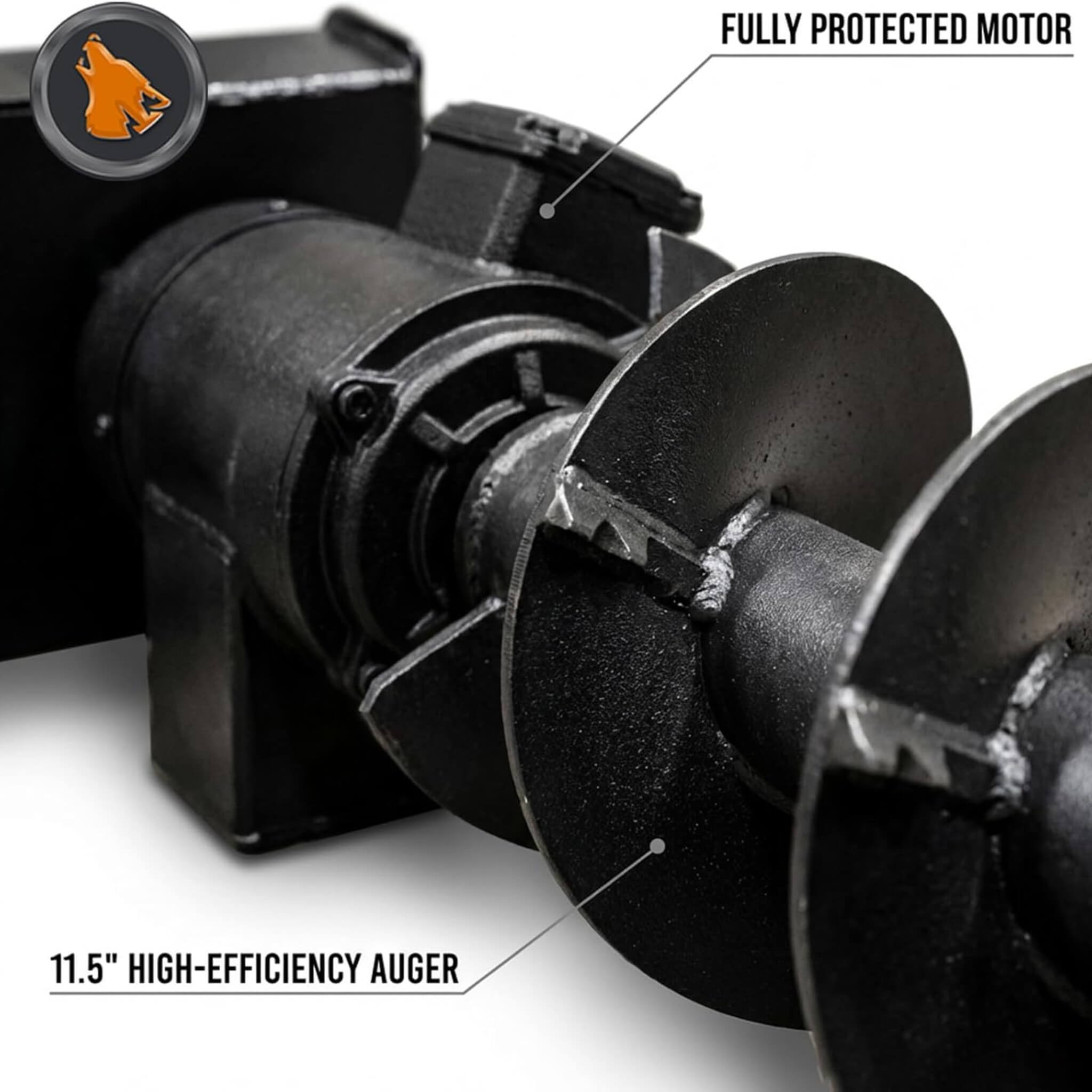 Heavy-Duty 48-Inch Skid Steer Attachment Trencher With Auger (SAK16842)