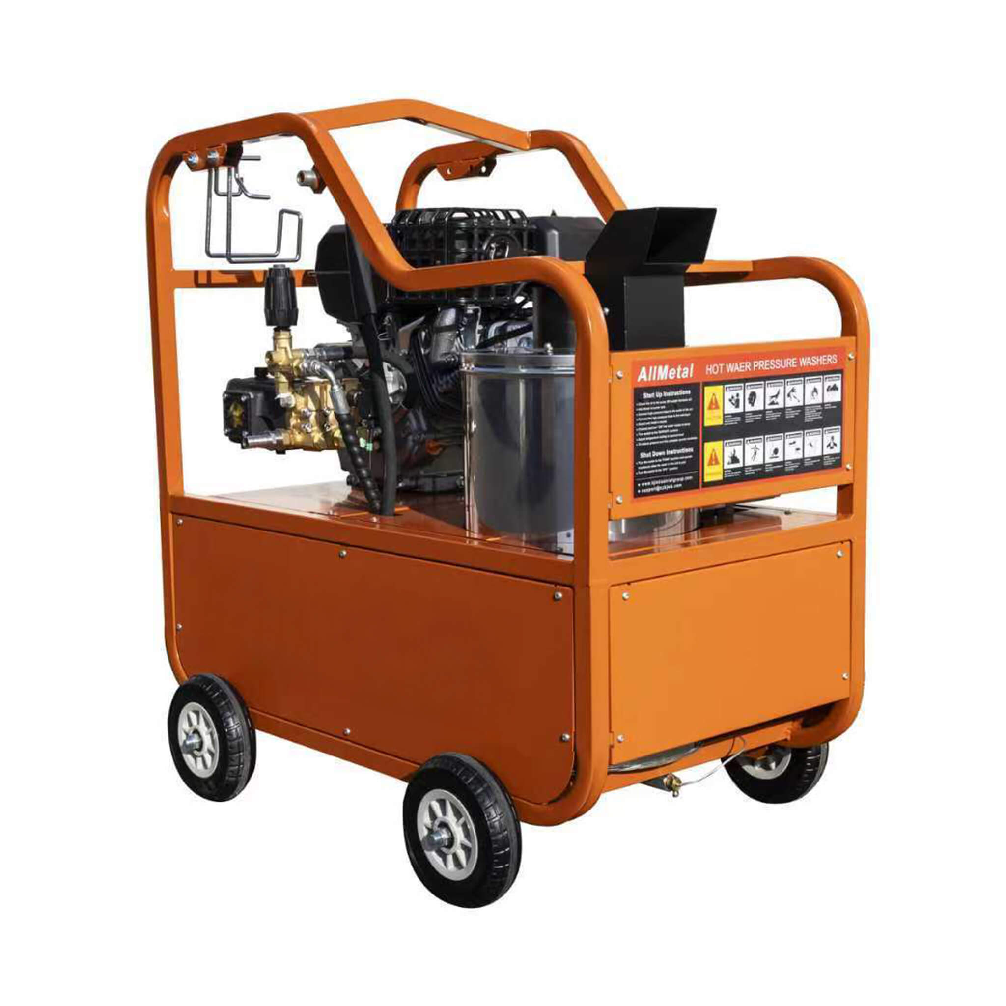Heavy-Duty 4GPM 4000PSI Commercial Portable Hot Water Pressure Power Washer (SAK26013)