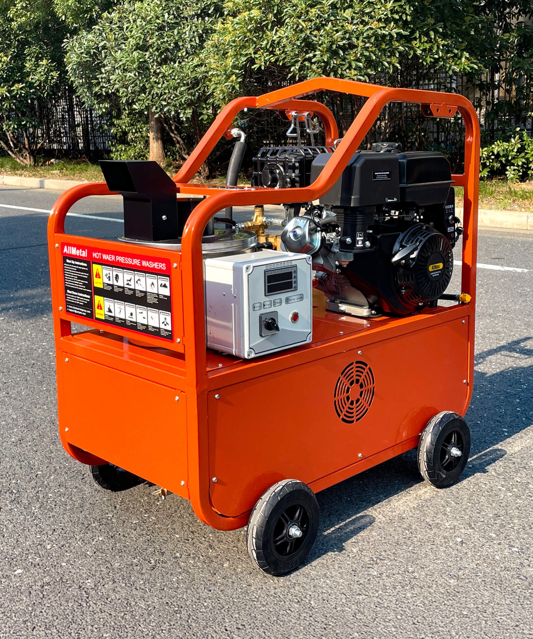 Heavy-Duty 4GPM 4000PSI Commercial Portable Hot Water Pressure Power Washer (SAK26013)
