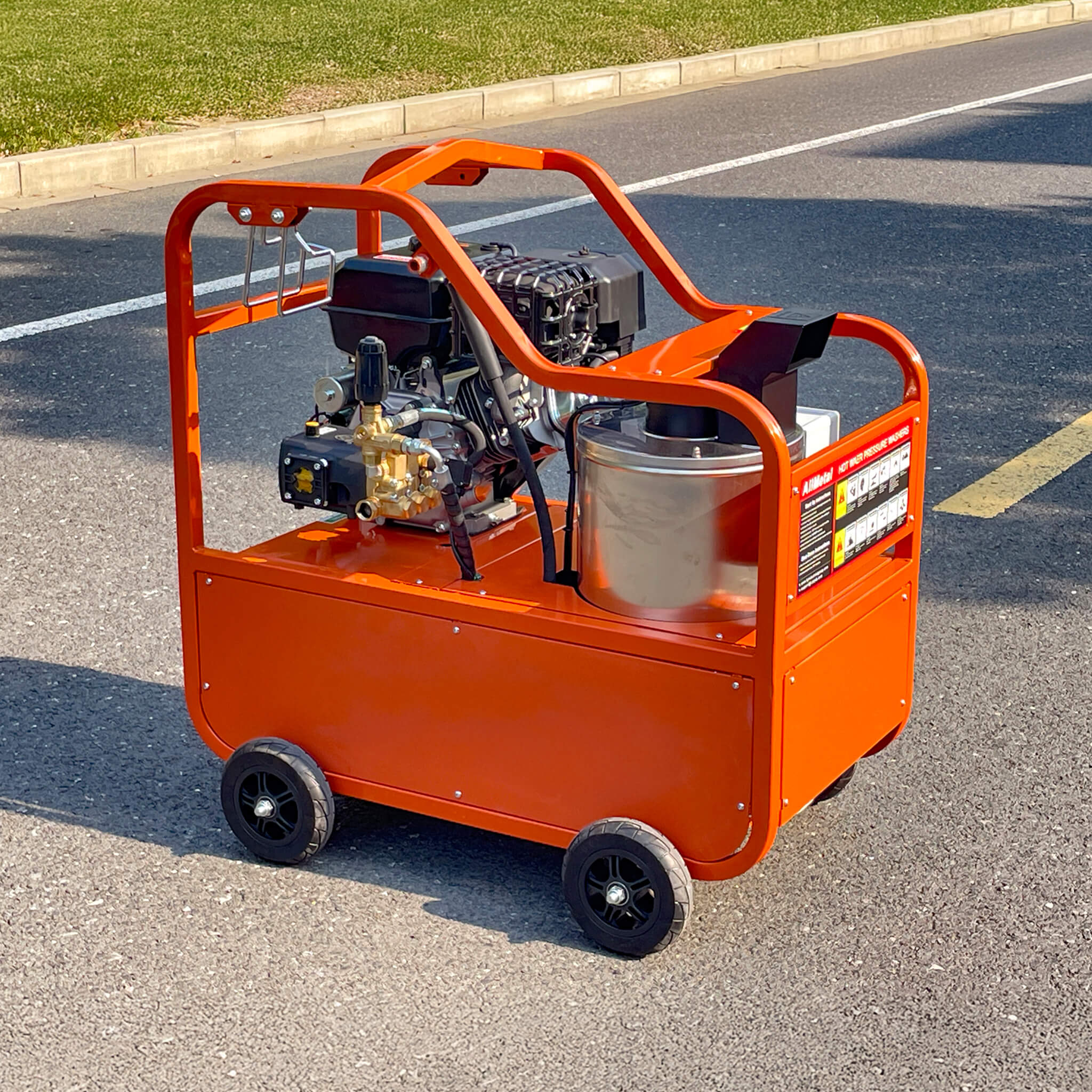 Heavy-Duty 4GPM 4000PSI Commercial Portable Hot Water Pressure Power Washer (SAK26013)