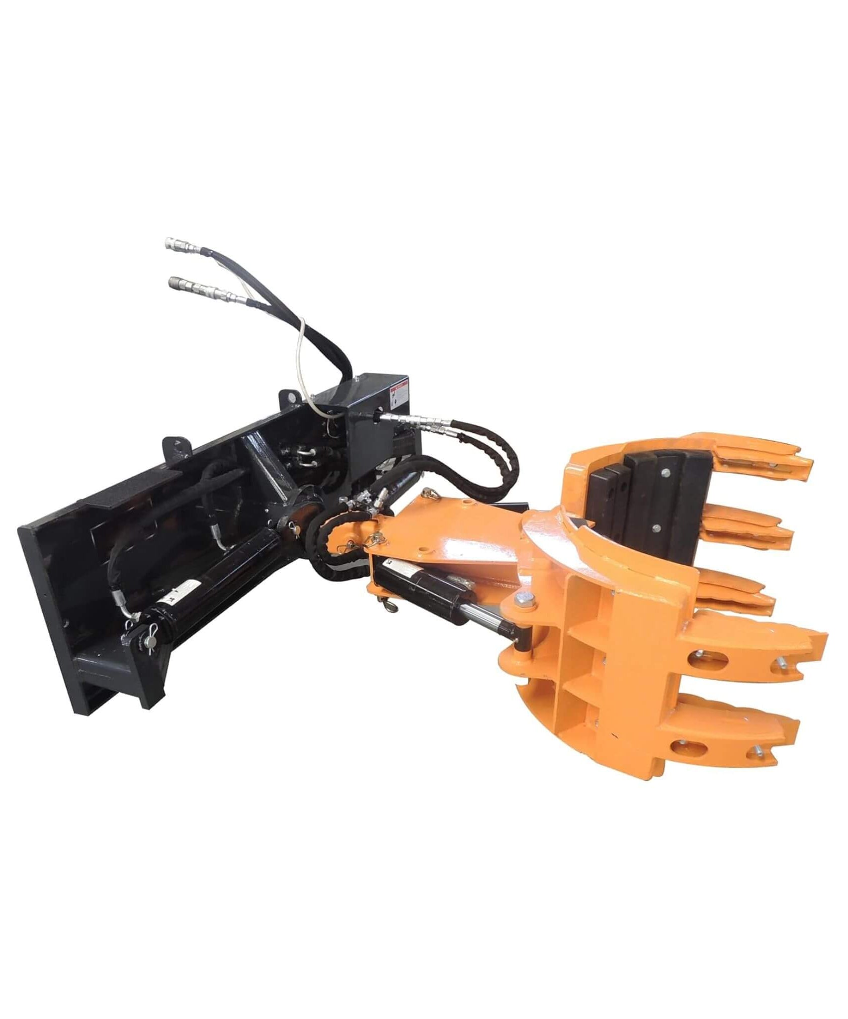 Heavy-Duty 5-Finger Rotating Rock And Tree Grapple Skid Steer Attachment (SAK39516)