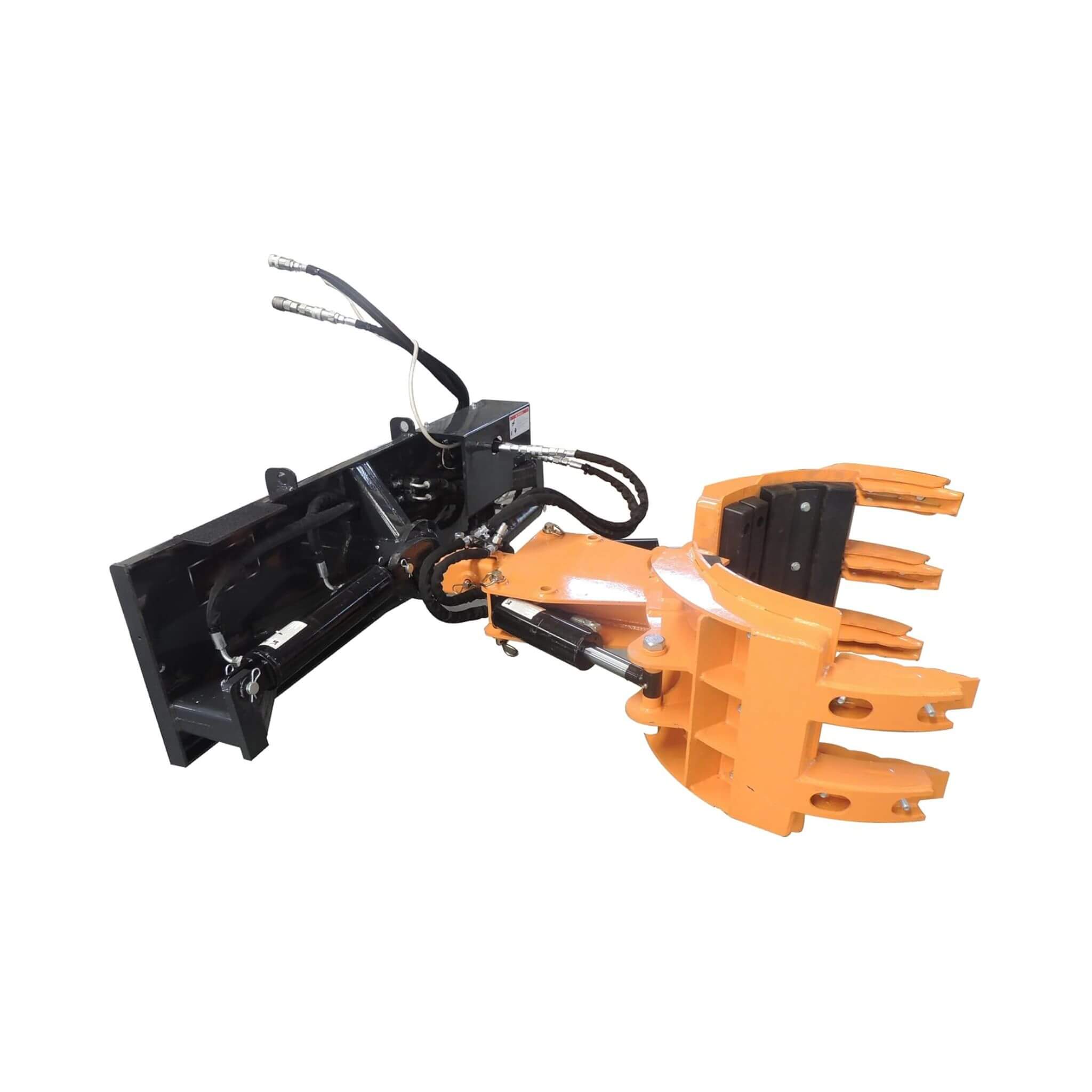 Heavy-Duty 5-Finger Rotating Rock And Tree Grapple Skid Steer Attachment (SAK39516)