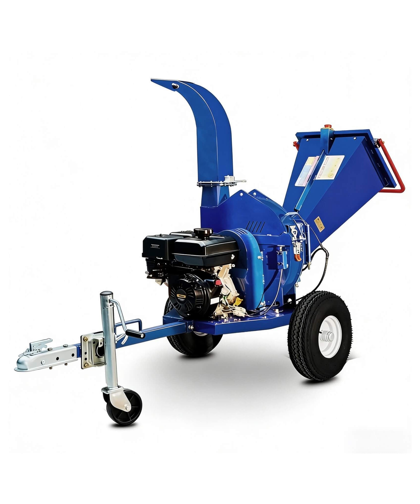 Heavy-Duty 5-Inch 15HP 420CC Gas Towable Disc Wood Chipper Shredder With Recoil Start (SAK51947)