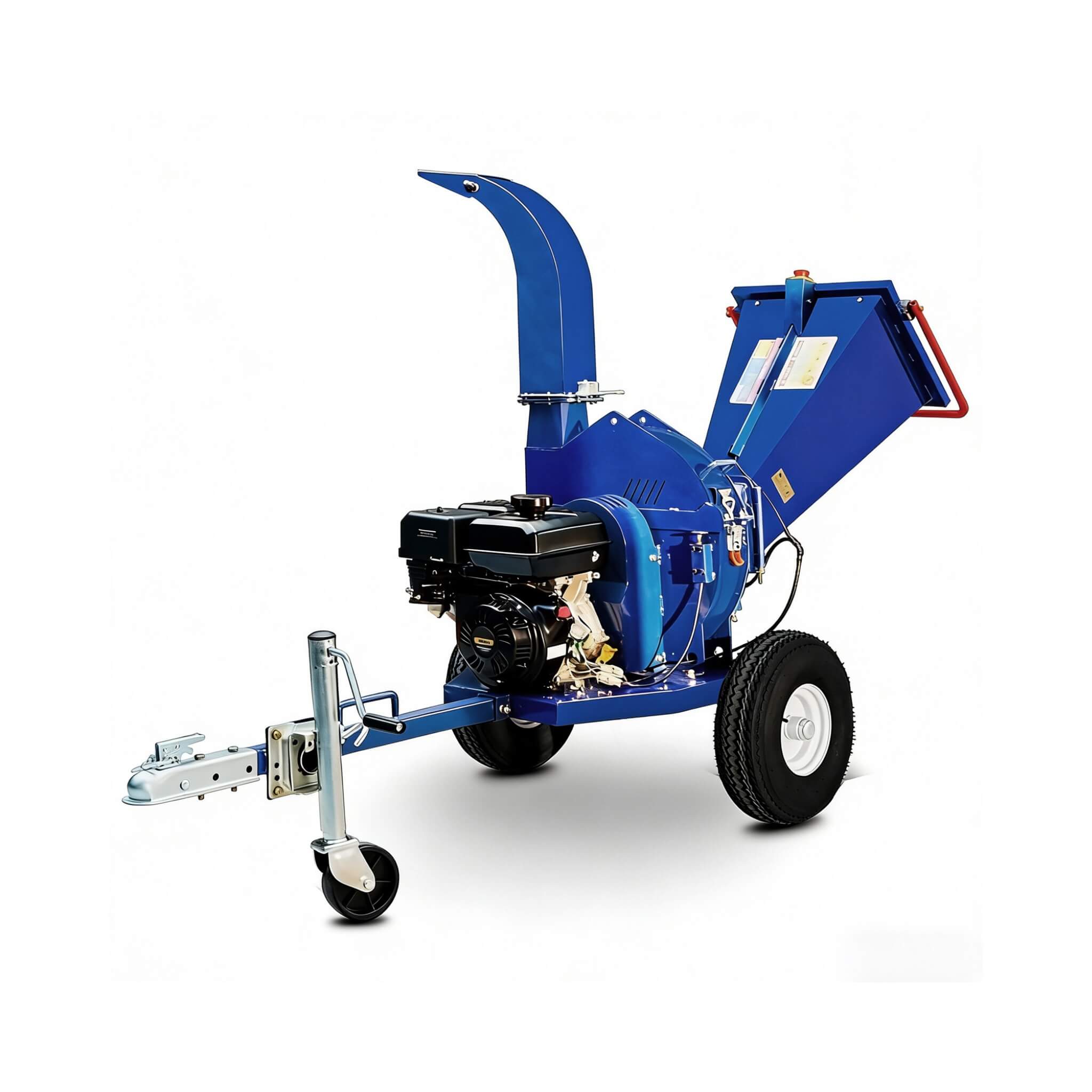 Heavy-Duty 5-Inch 15HP 420CC Gas Towable Disc Wood Chipper Shredder With Recoil Start (SAK51947)