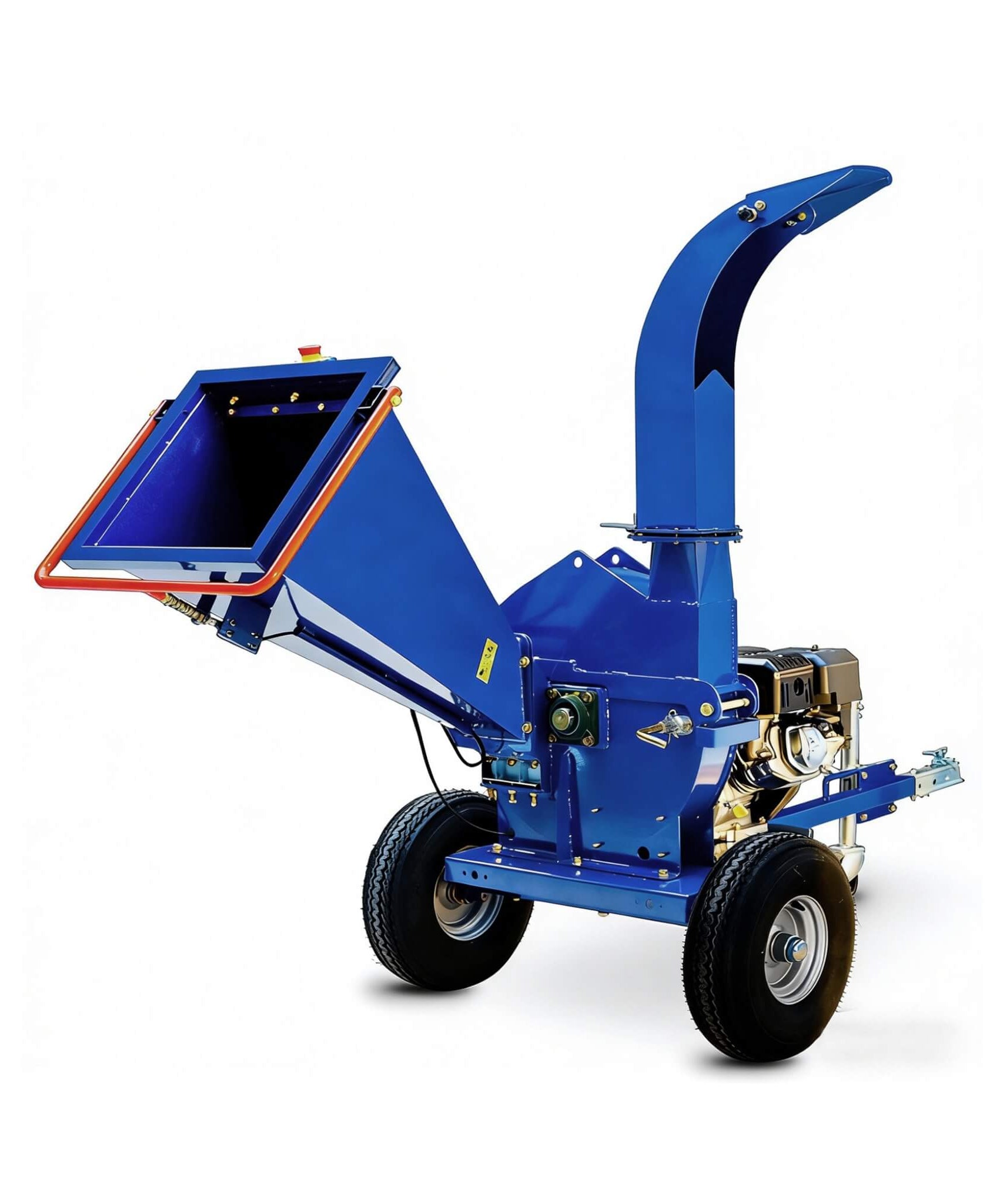 Heavy-Duty 5-Inch 15HP 420CC Gas Towable Disc Wood Chipper Shredder With Recoil Start (SAK51947)