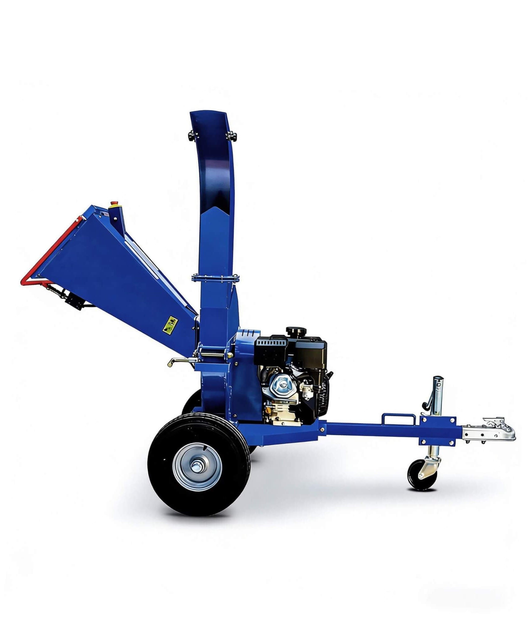 Heavy-Duty 5-Inch 15HP 420CC Gas Towable Disc Wood Chipper Shredder With Recoil Start (SAK51947)