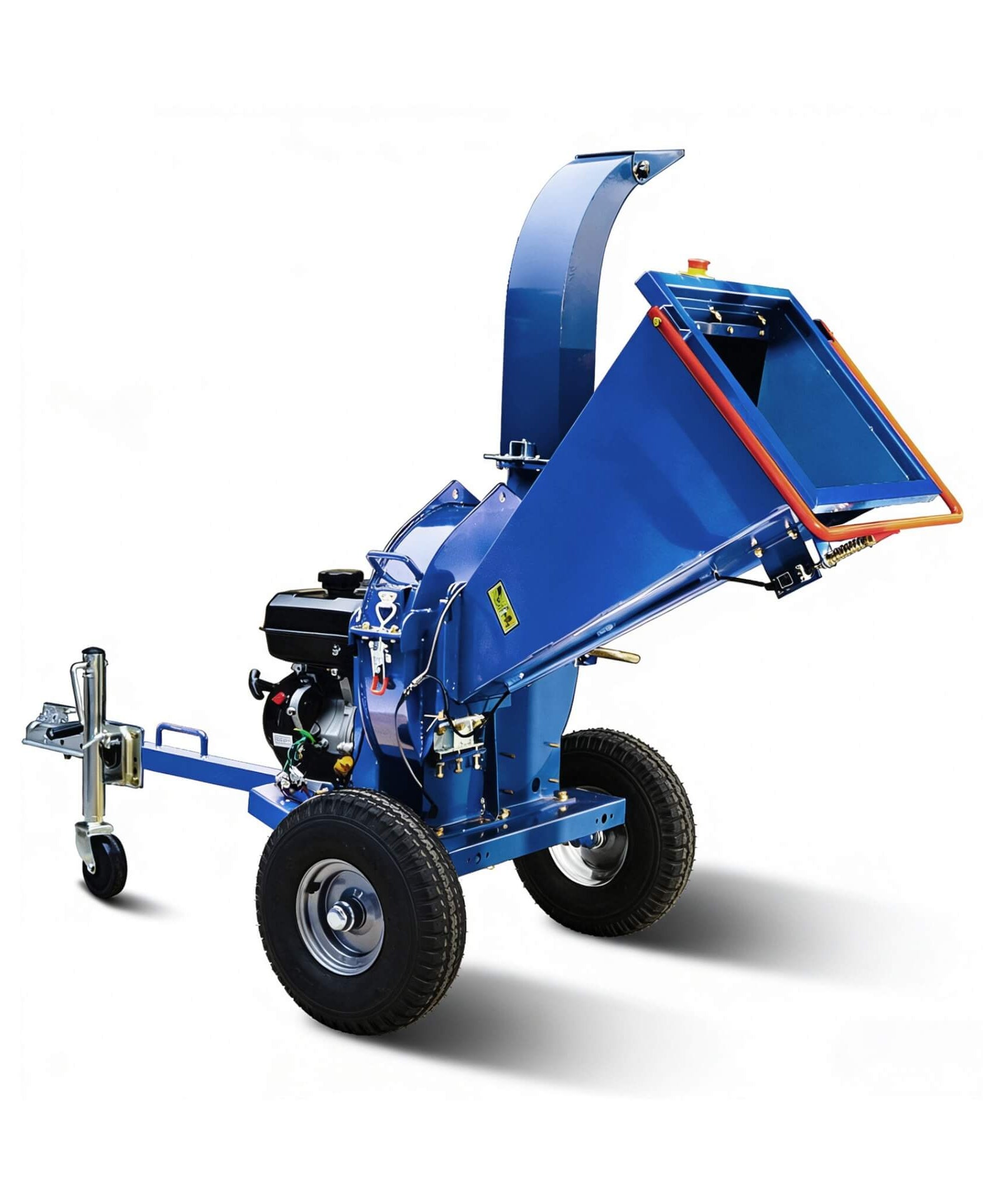 Heavy-Duty 5-Inch 15HP 420CC Gas Towable Disc Wood Chipper Shredder With Recoil Start (SAK51947)