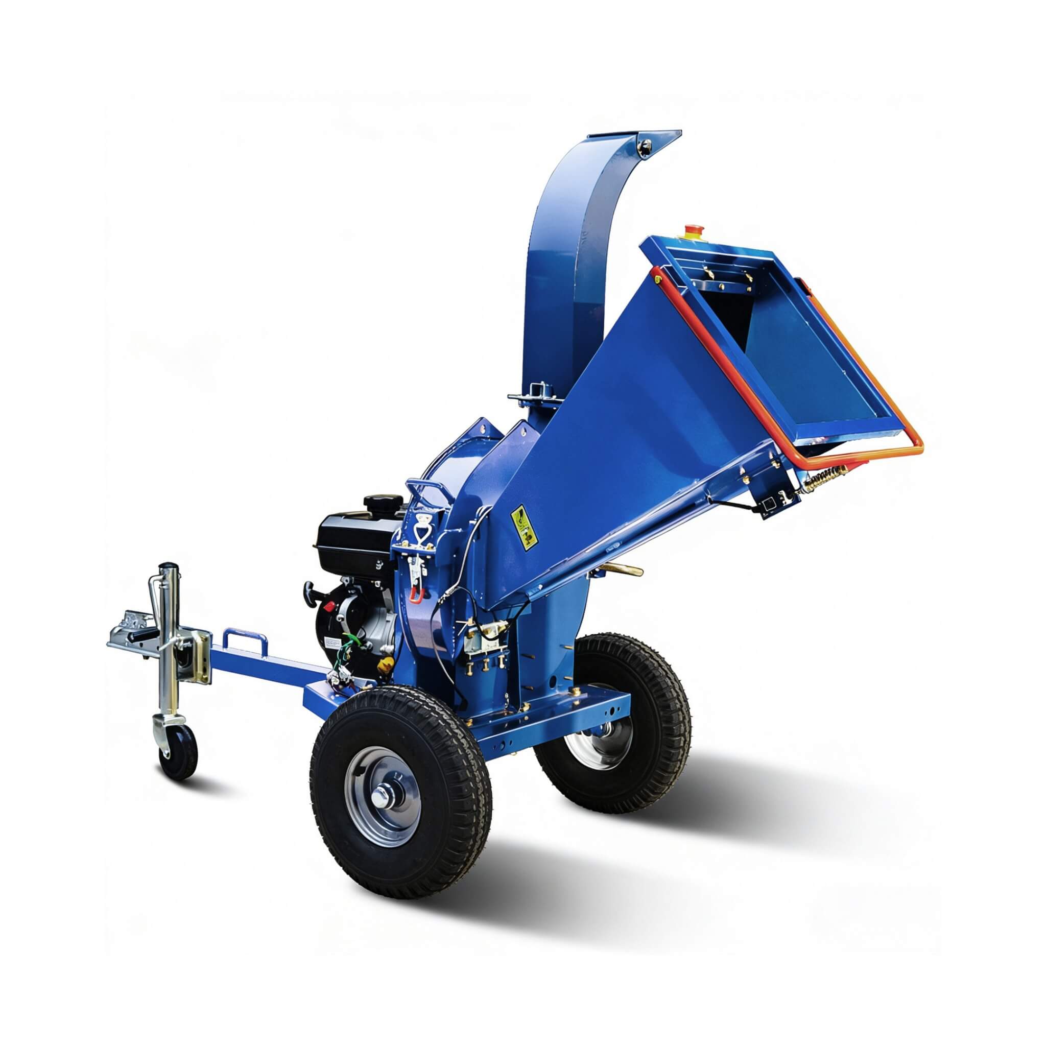 Heavy-Duty 5-Inch 15HP 420CC Gas Towable Disc Wood Chipper Shredder With Recoil Start (SAK51947)