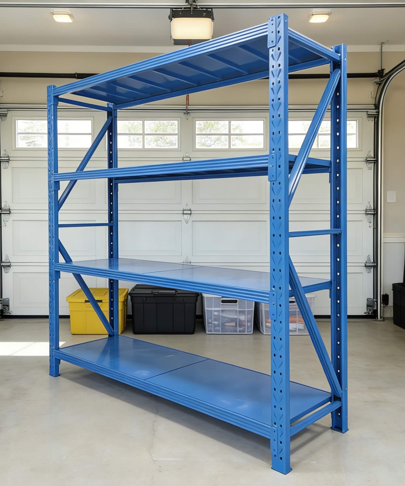 Heavy-Duty 5000-Pound 4-Tier Adjustable Steel Garage Shelf (SAK52841)