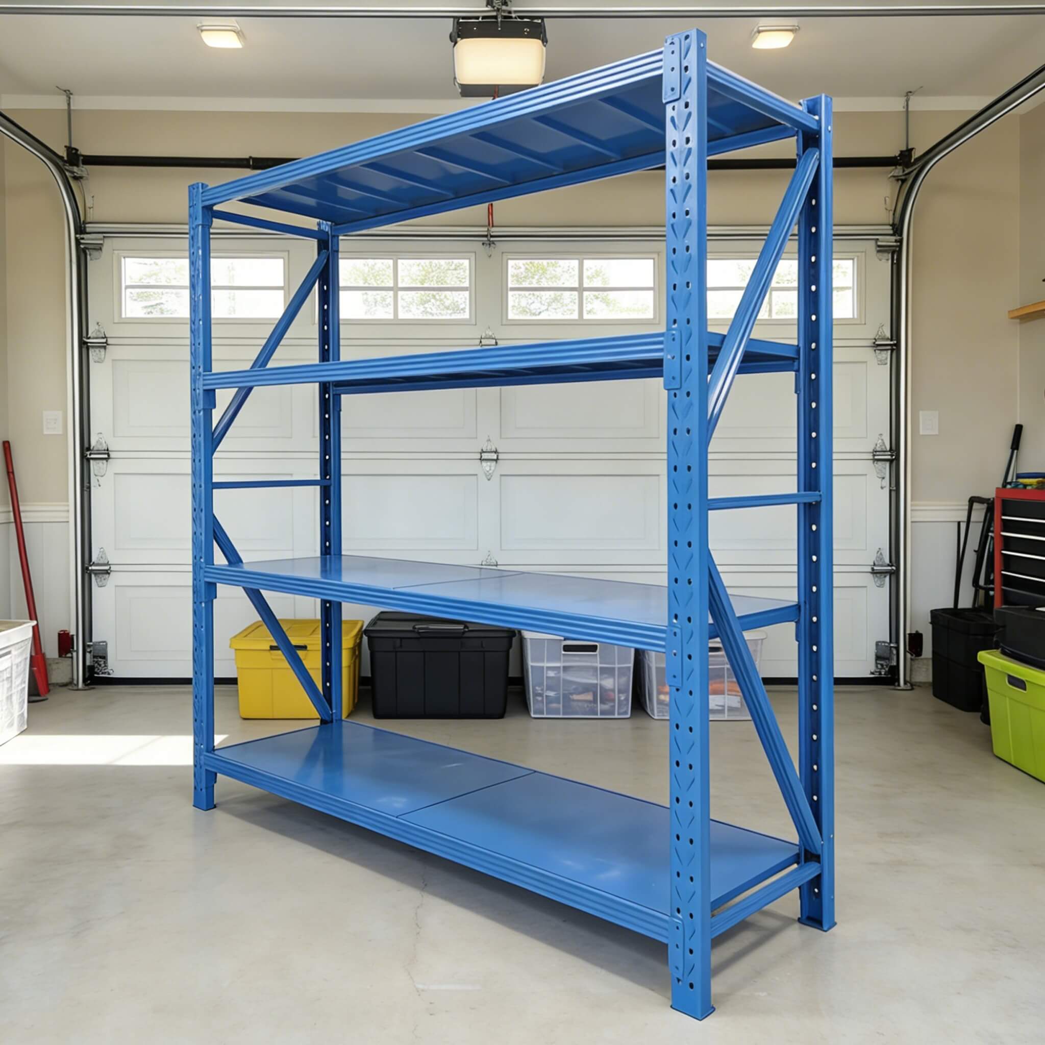 Heavy-Duty 5000-Pound 4-Tier Adjustable Steel Garage Shelf (SAK52841)