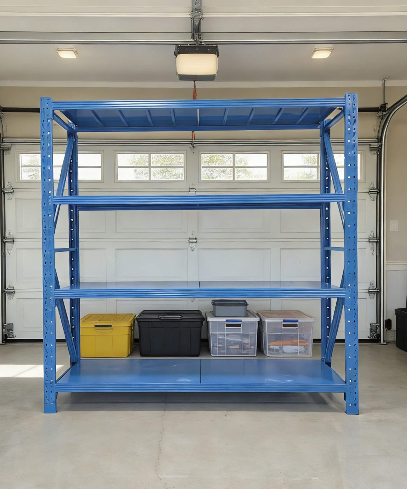 Heavy-Duty 5000-Pound 4-Tier Adjustable Steel Garage Shelf (SAK52841)