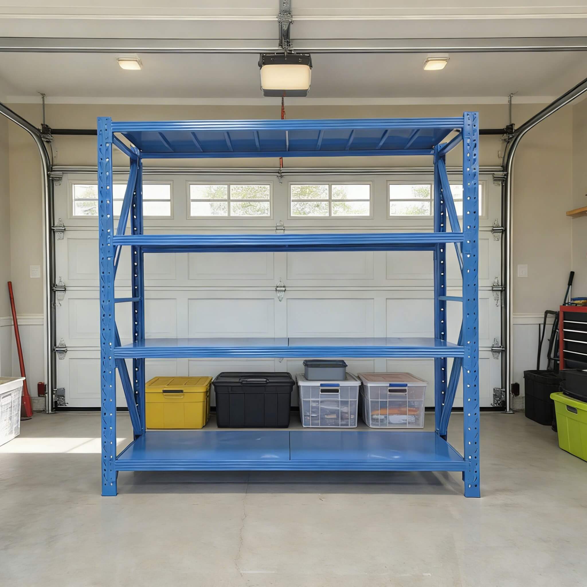 Heavy-Duty 5000-Pound 4-Tier Adjustable Steel Garage Shelf (SAK52841)