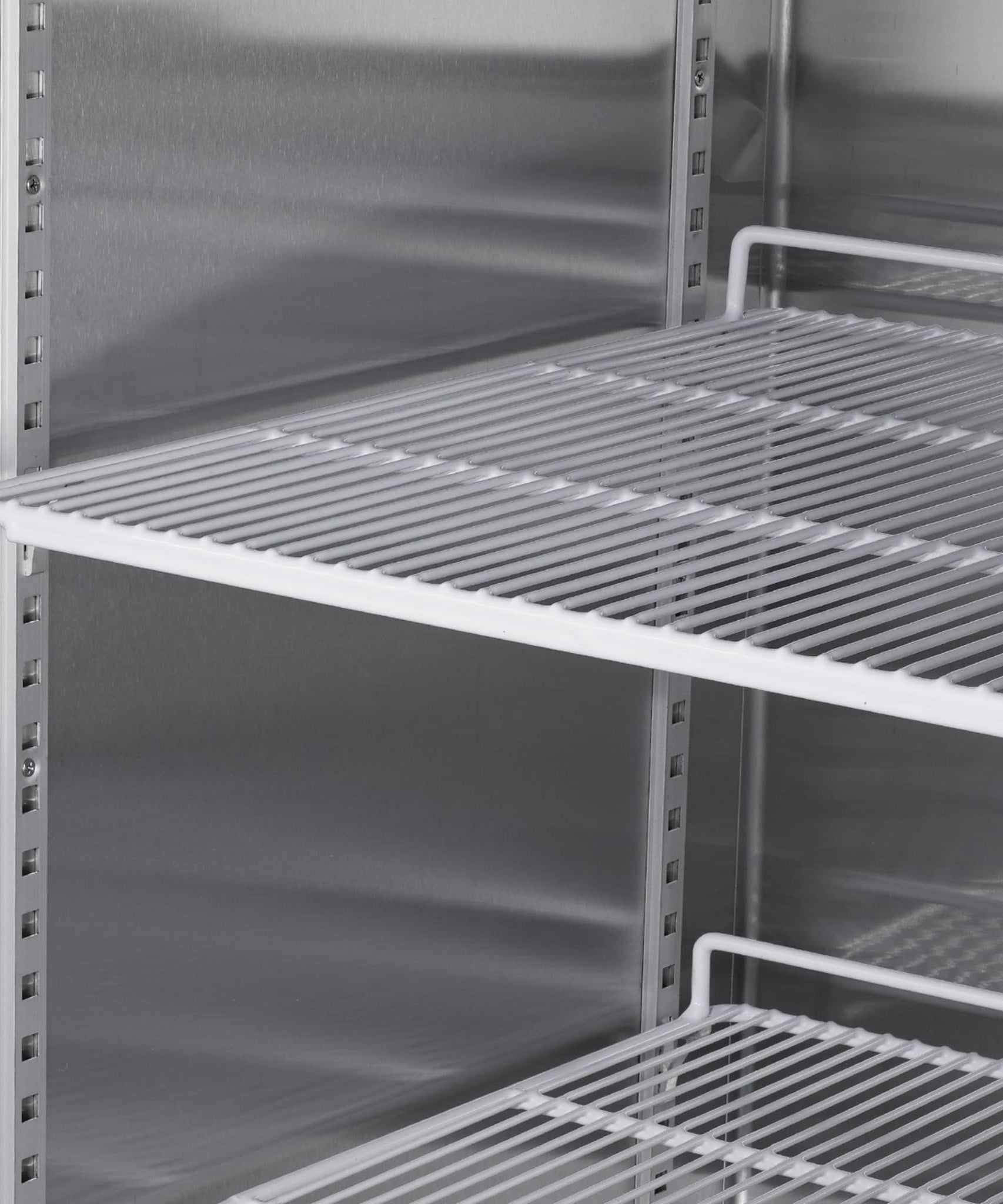 Heavy-Duty 54-Inch Stainless Steel 2-Door Reach-In Upright Commercial Freezer (SAK66598)