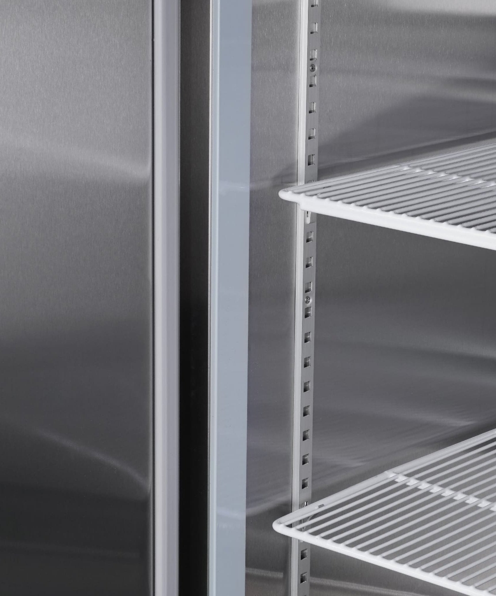 Heavy-Duty 54-Inch Stainless Steel 2-Door Reach-In Upright Commercial Freezer (SAK66598)