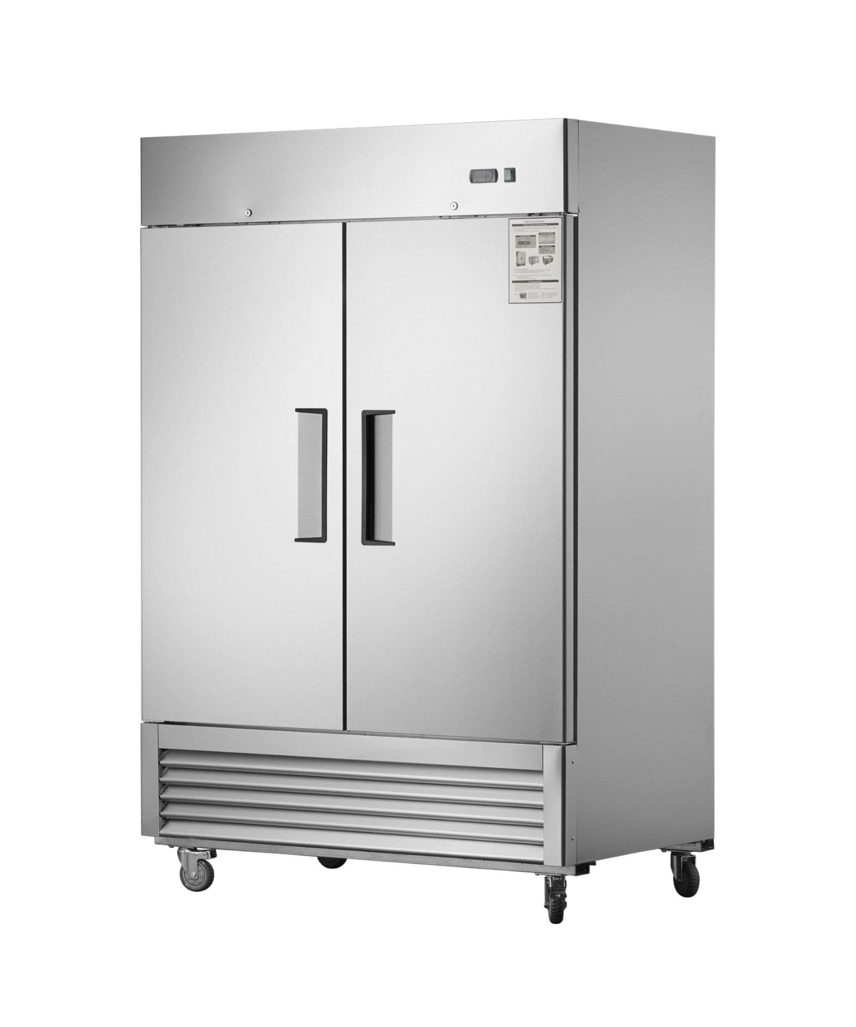 Heavy-Duty 54-Inch Stainless Steel 2-Door Reach-In Upright Commercial Freezer (SAK66598)