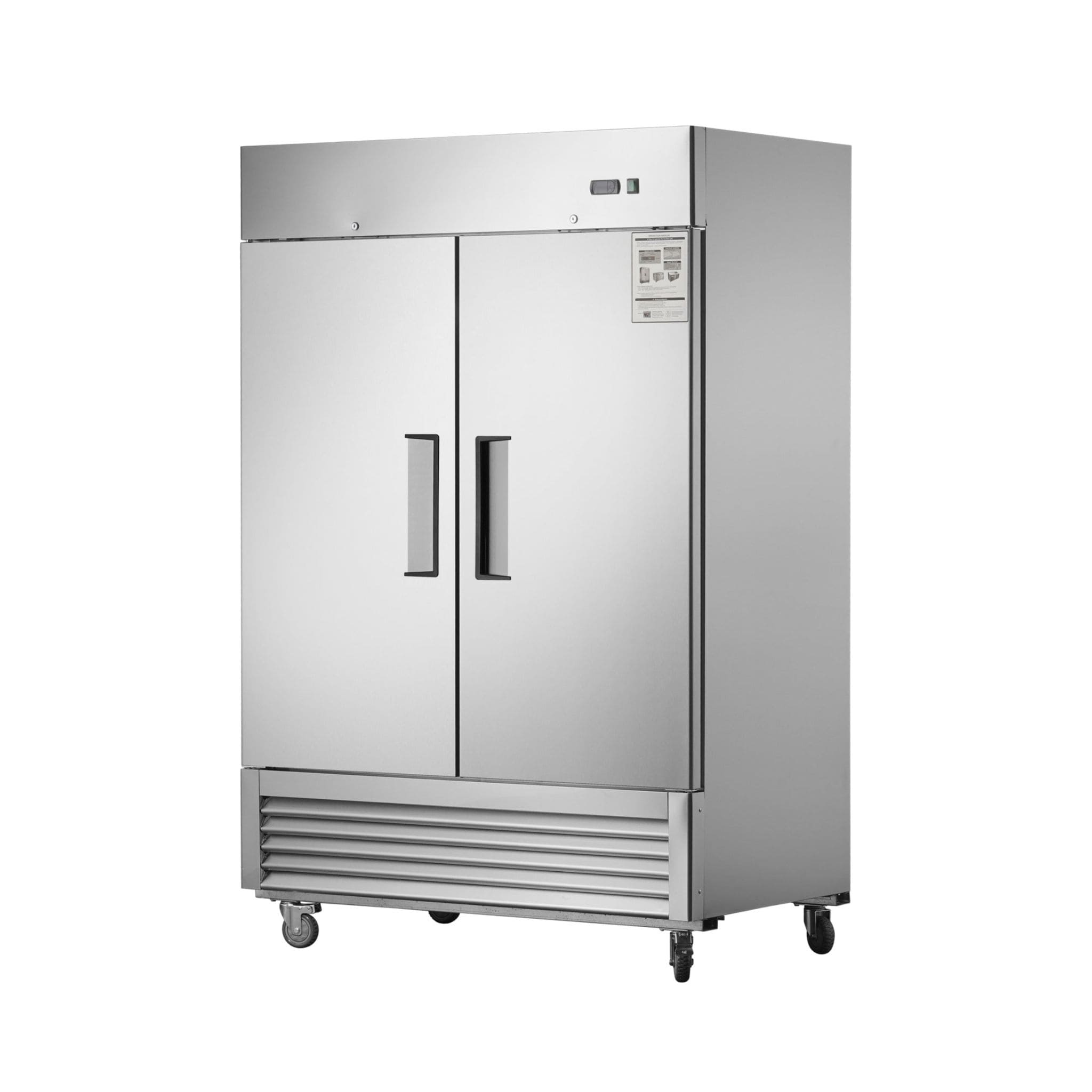 Heavy-Duty 54-Inch Stainless Steel 2-Door Reach-In Upright Commercial Freezer (SAK66598)